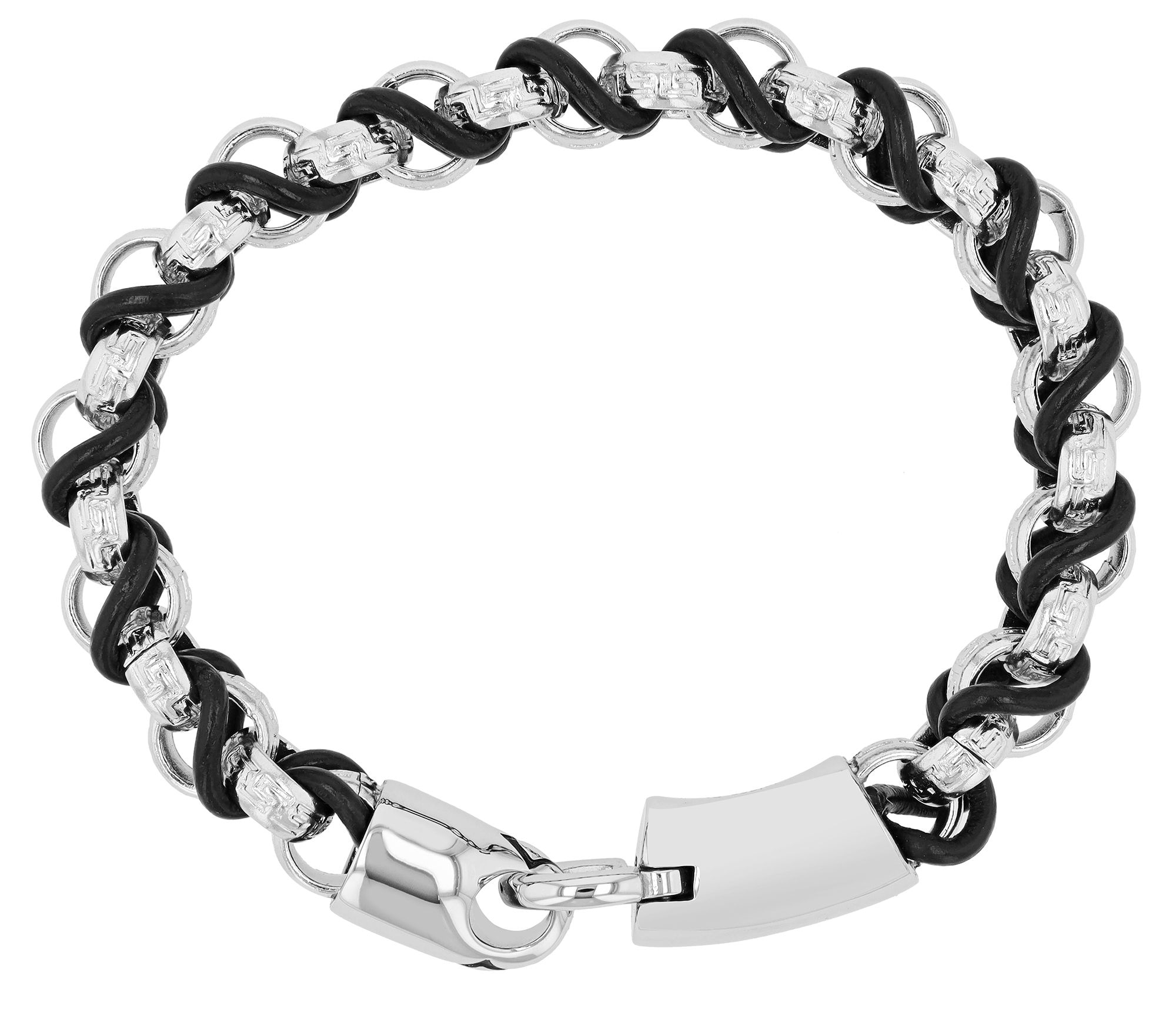 Adelia´s Armband »Herren Armband aus Leder 19 cm«