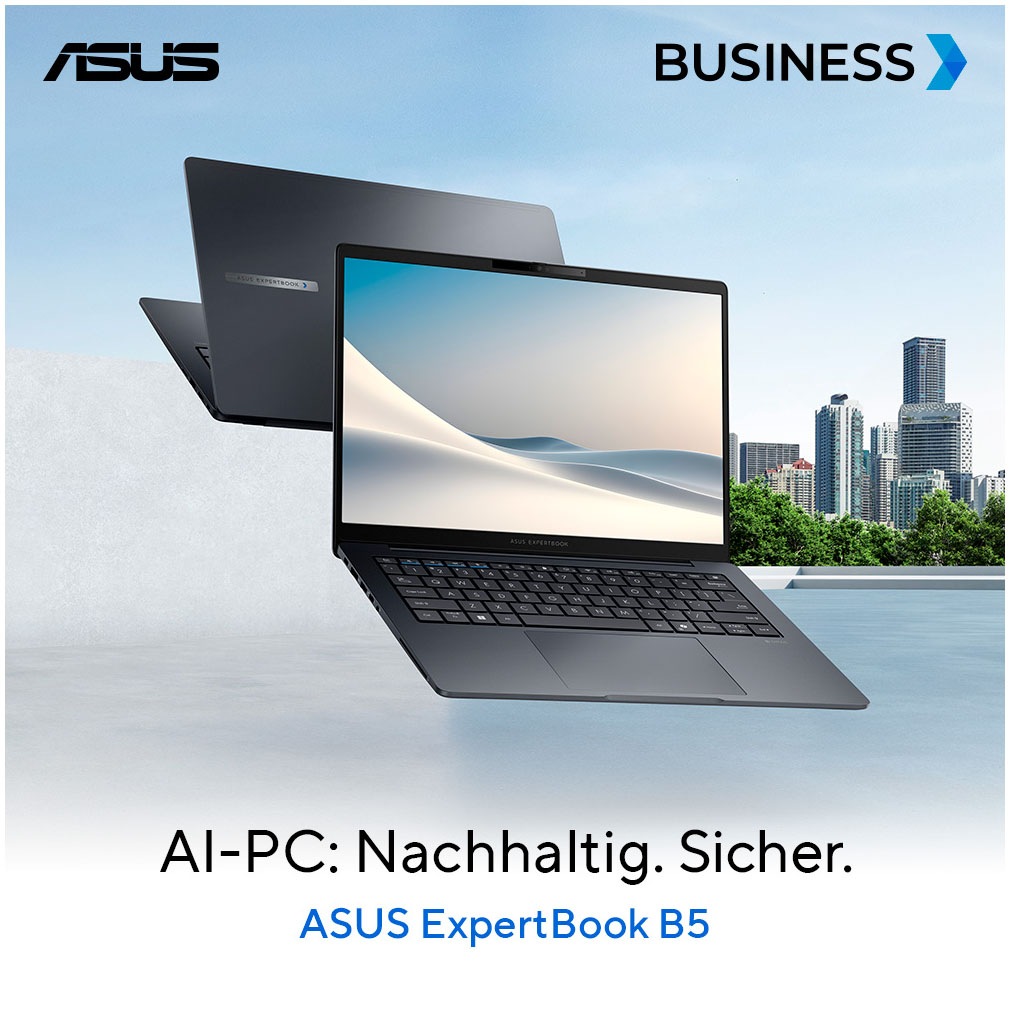 Asus Business-Notebook »ExpertBook B5 B5405CCA-NZ0084X« 35,6 cm / 14 ″ Intel Core Ultra 5 ARC 512 GB SSD
