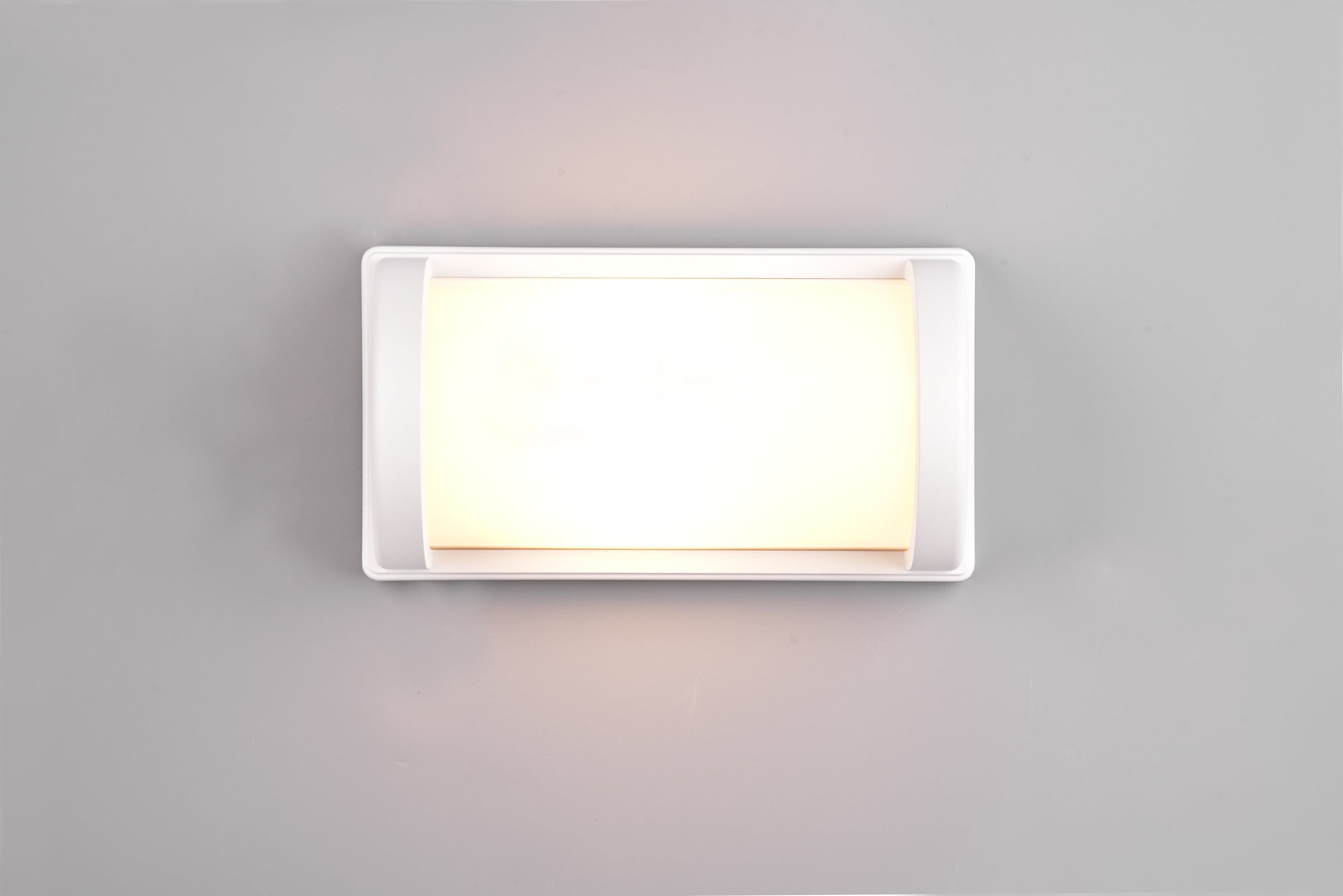 REALITY Leuchten Außen-Wandleuchte »PUELO, Outdoor Wandlampe Hauswand Fassade Garten, exkl 1x E27 max 10W« E27 1 Stk. warmweiß - kaltweiß halbrunde Aussen Wandlampe aus Aluminium, IP44, Höhe 26cm Breite 14 cm