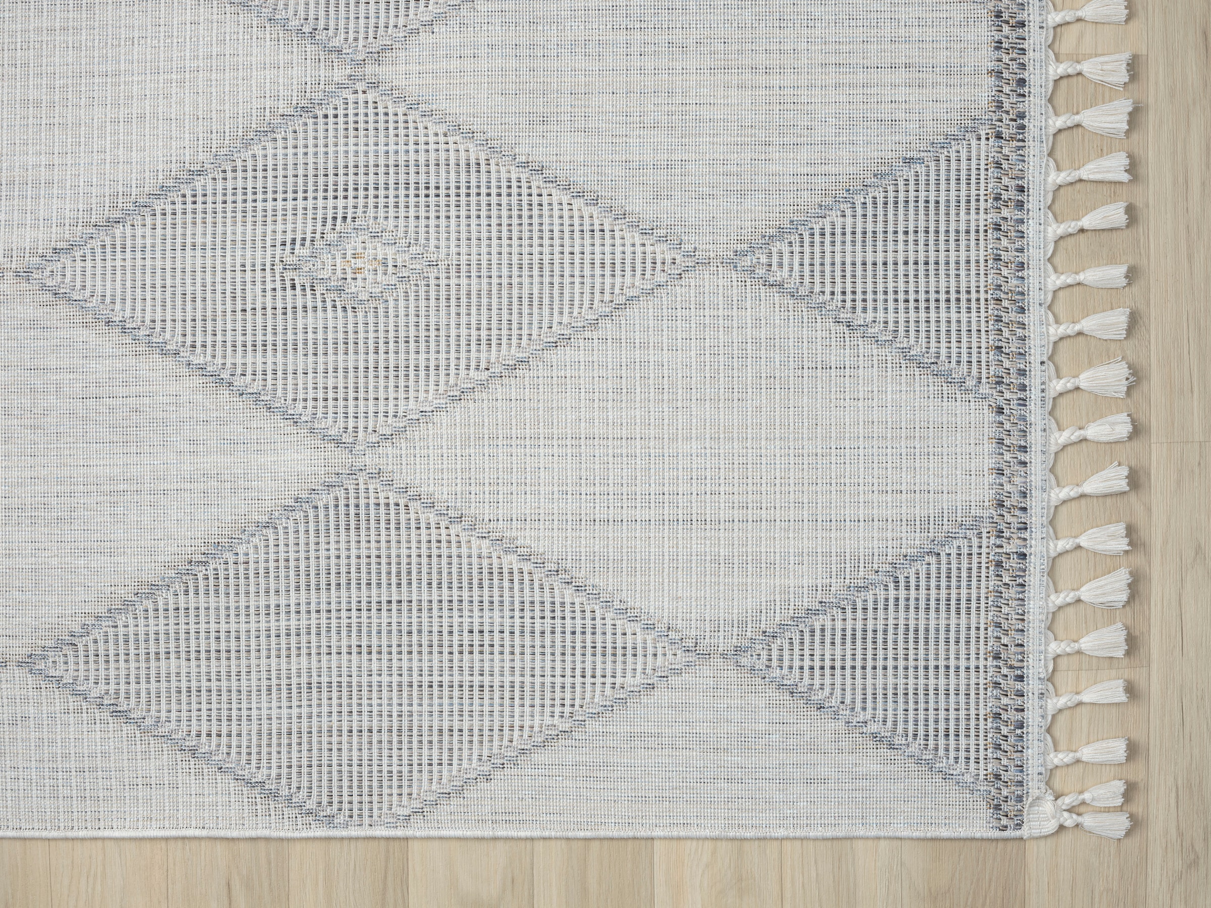 Myflair Möbel & Accessoires Teppich »Luana 2, LAGERRÄUMUNG!«, rechteckig, 10 mm Höhe, Kurzflor, Sisal Optik, mit Fransen, besonders weich durch Microfaser