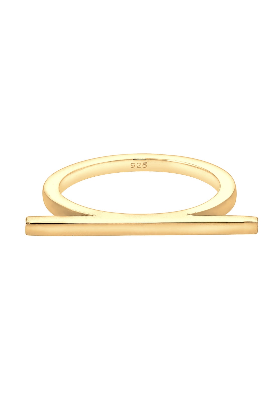 Elli Silberring »Ring Geo Minimal Trend Steg 925 Silber«