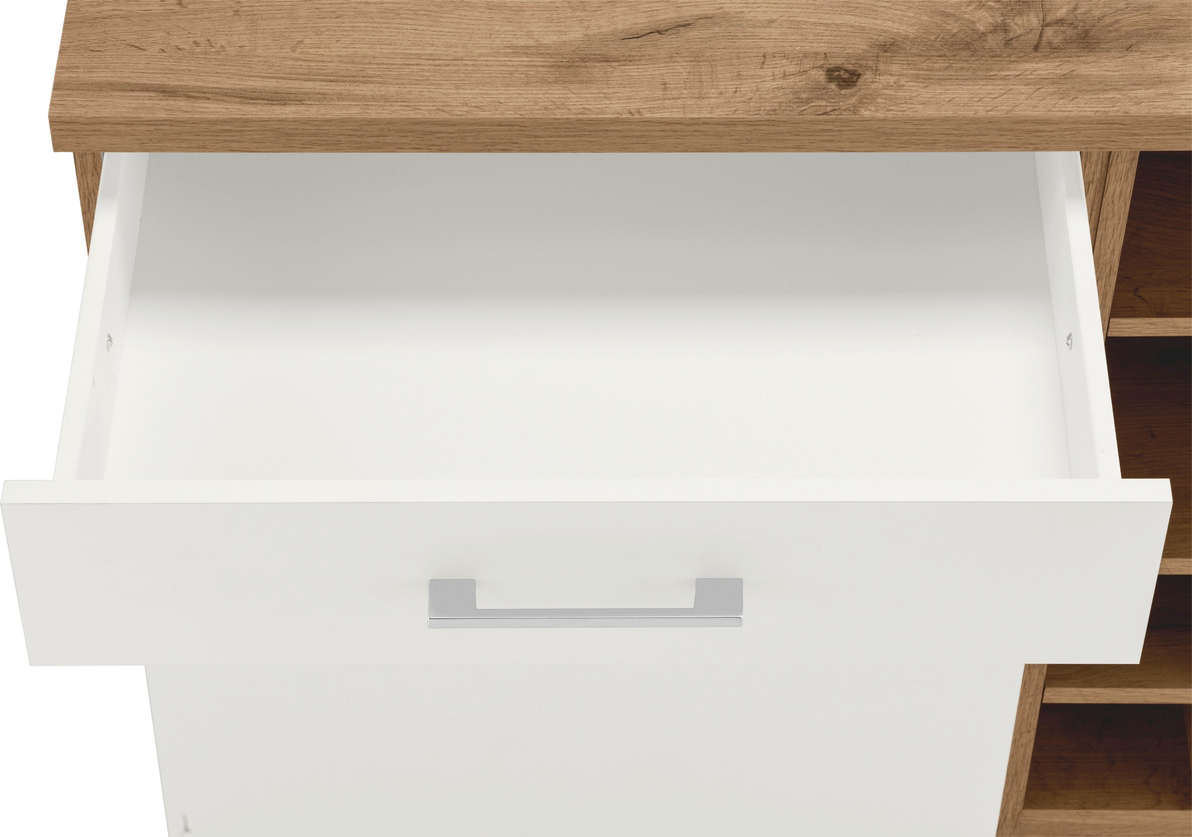 KOCHSTATION Unterschrank »KS-Colmar« 150 cm breit, 2 Schubkästen, 2 Türen, 6 Fächer, für viel Stauraum