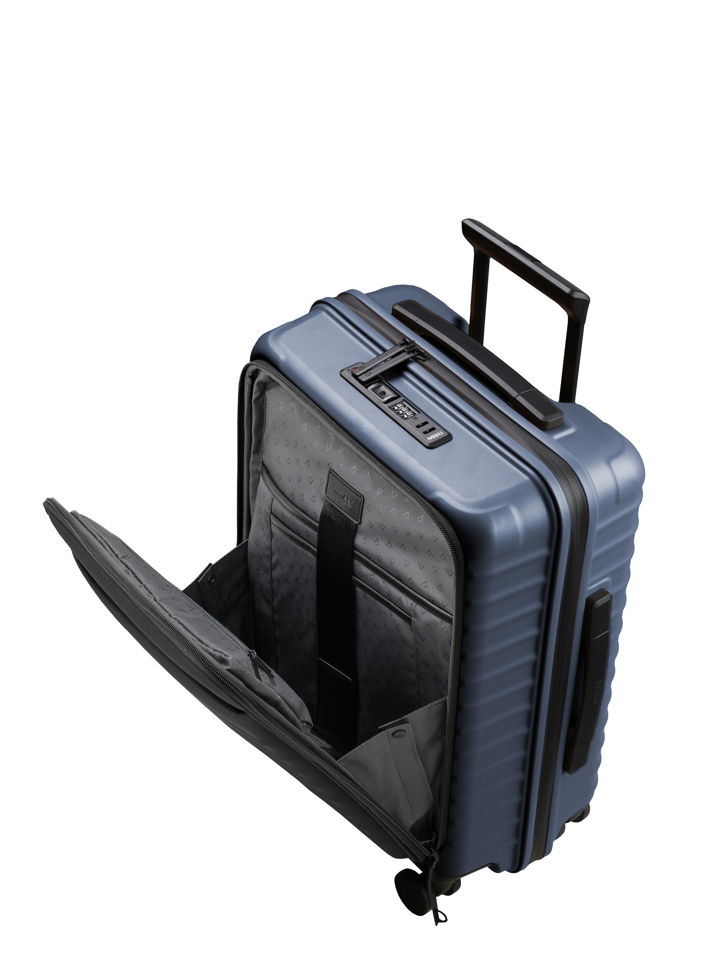 TITAN - Made in Germany Trolley »UPGRADE Koffer Hartschale« 42 l 4 Rollen mit kratzresistenter Oberfläche und cleverer Innenaufteilung