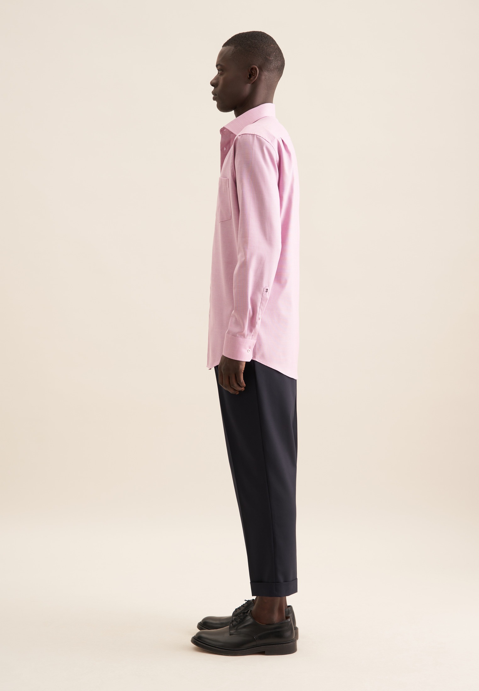 seidensticker Businesshemd »Regular« Regular 1/1 Kentkragen Struktur