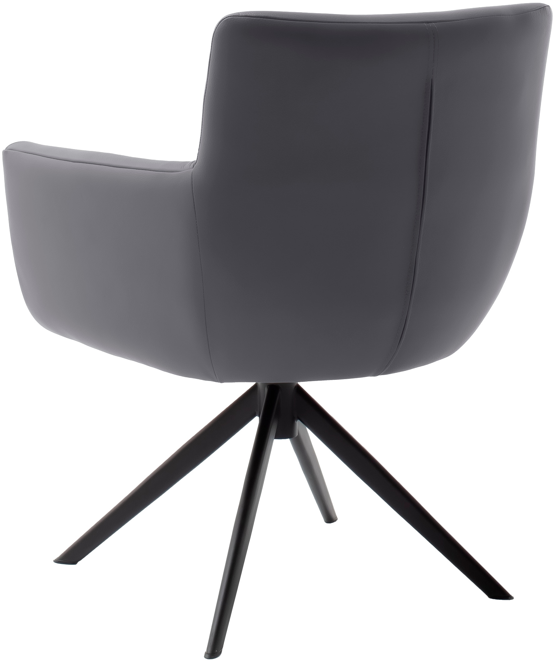 MCA furniture 4-Fußstuhl »WILSON Esszimmerstuhl, Armlehnstuhl, Polsterstuhl, modern«, (Set), 2 St., Leder, Stuhl, Armlehnenstuhl, drehbar, Taschenfederkern, belastbar 160 kg,XXL