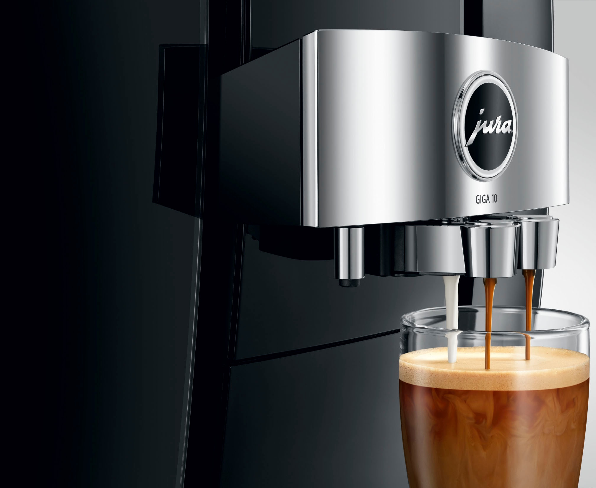 JURA Kaffeevollautomat »15478 GIGA 10 (EA), Diamond Black« 35 Spezialitäten, Cold Brew, 2 Mahlwerk
