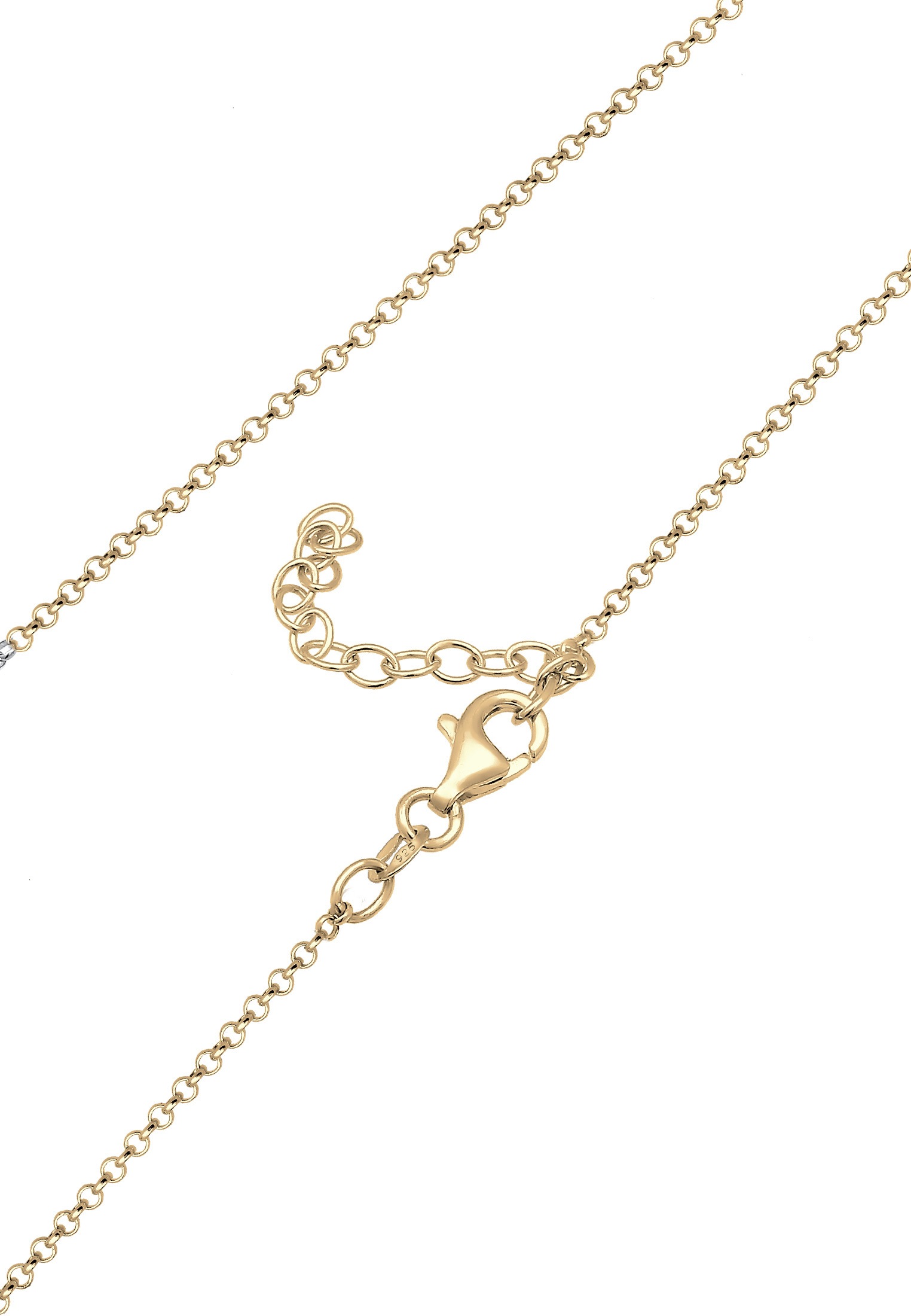 Elli Y-Kette »Halskette Erbskette Y-Kette Geo Design Rechteck 925 Silber«