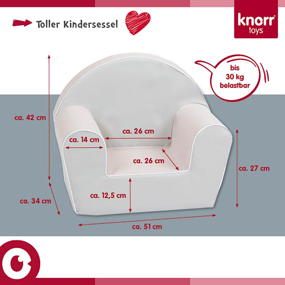 Knorrtoys® Sessel »Baby Bär«, für Kinder; Made in Europe