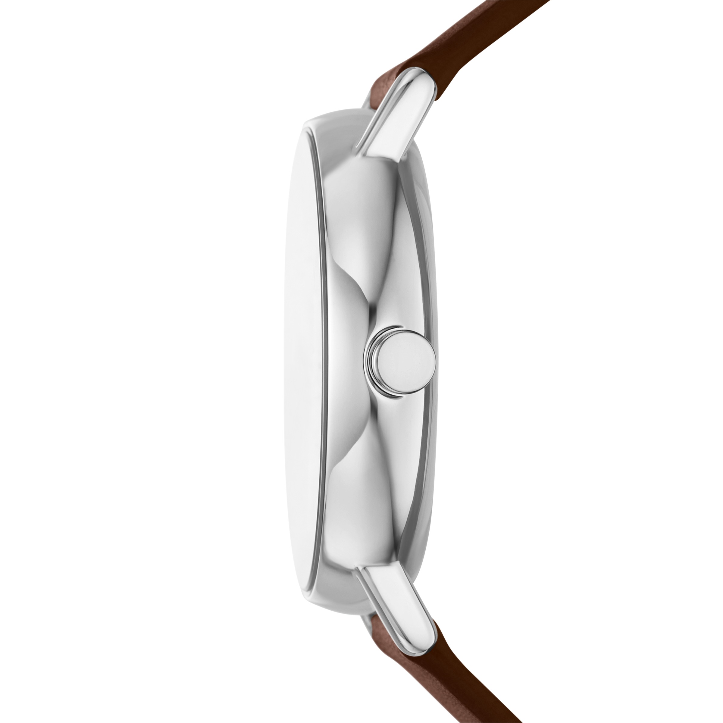 Skagen Quarzuhr »SIGNATUR«, Armbanduhr, Herrenuhr, Lederarmband, analog, Tag, Wochentag