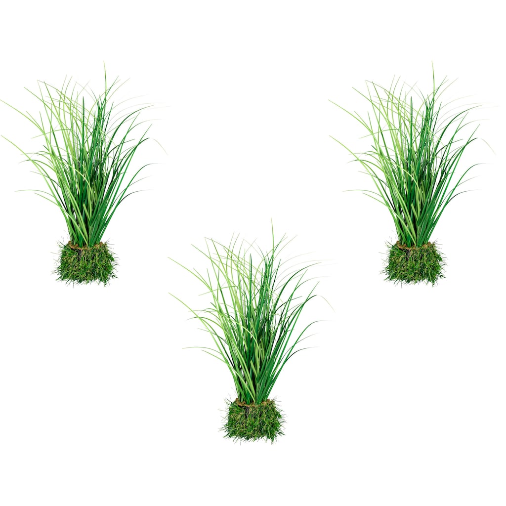 Creativ green Kunstgras »Grasbusch«, auf Grasballen