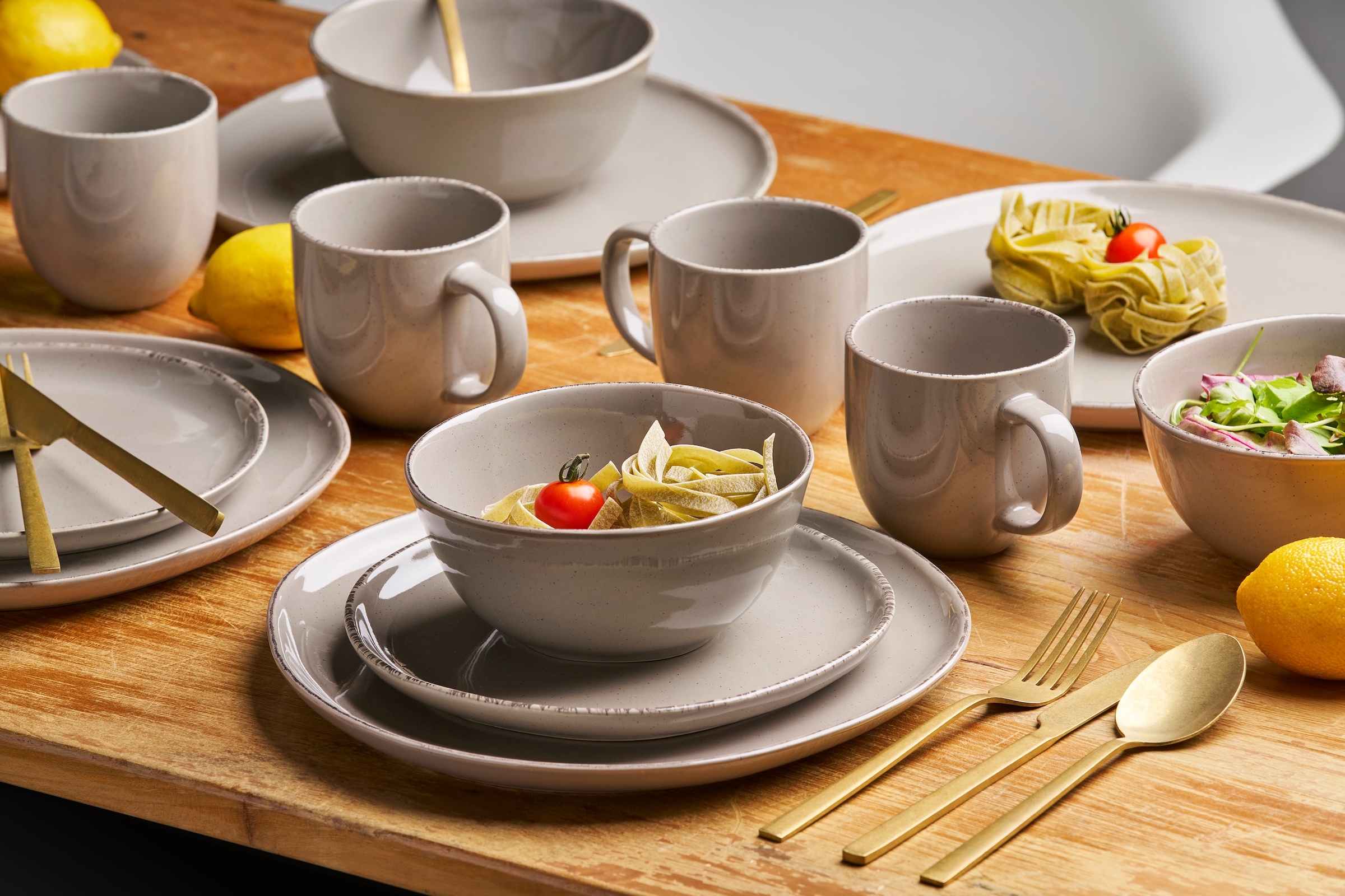 van Well Dessertteller »Urban, Teller 20 cm, 6 Stück« Teller Set, spülmaschinen- und mikrowellengeeignet