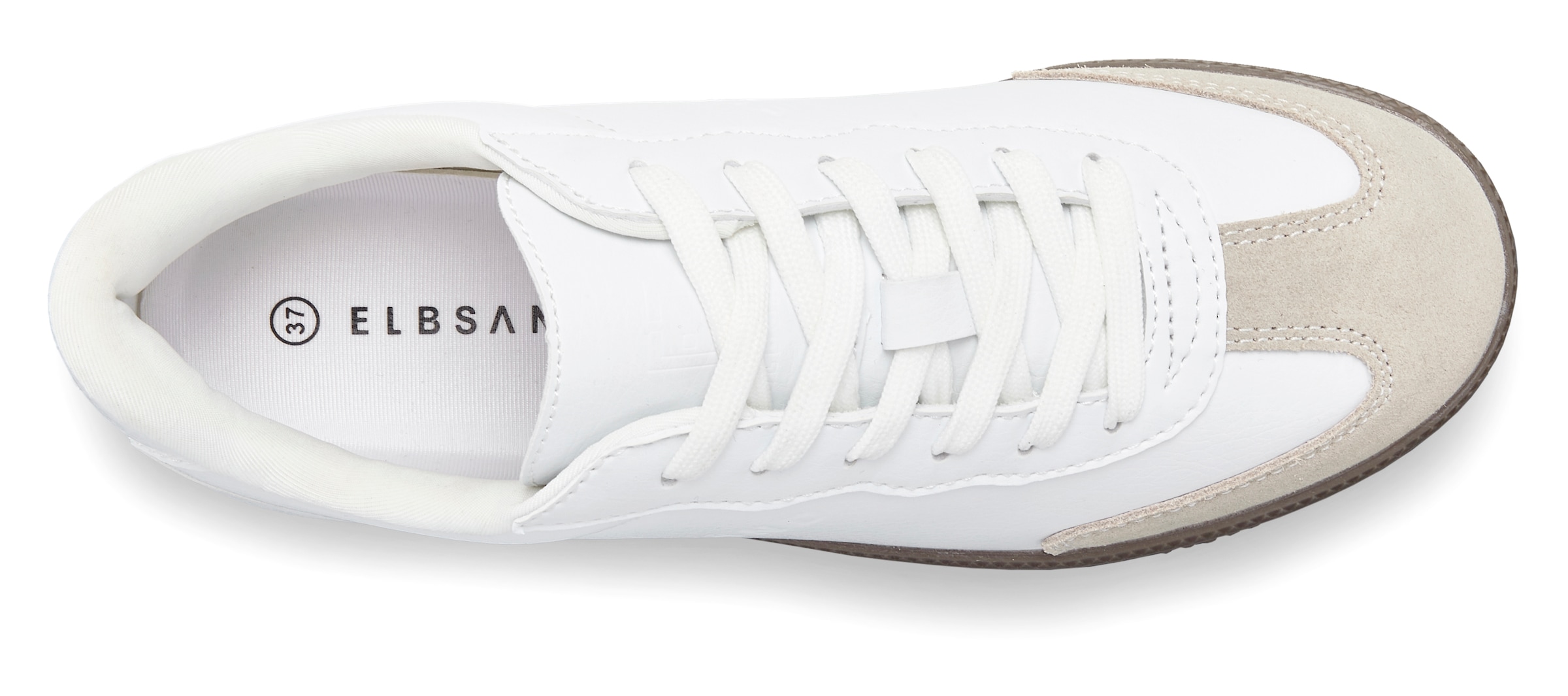 Elbsand Sneaker »Freizeitschuh«, Retro Sneaker, Halbschuh, Schnürschuh mit Lederanteil Unisex