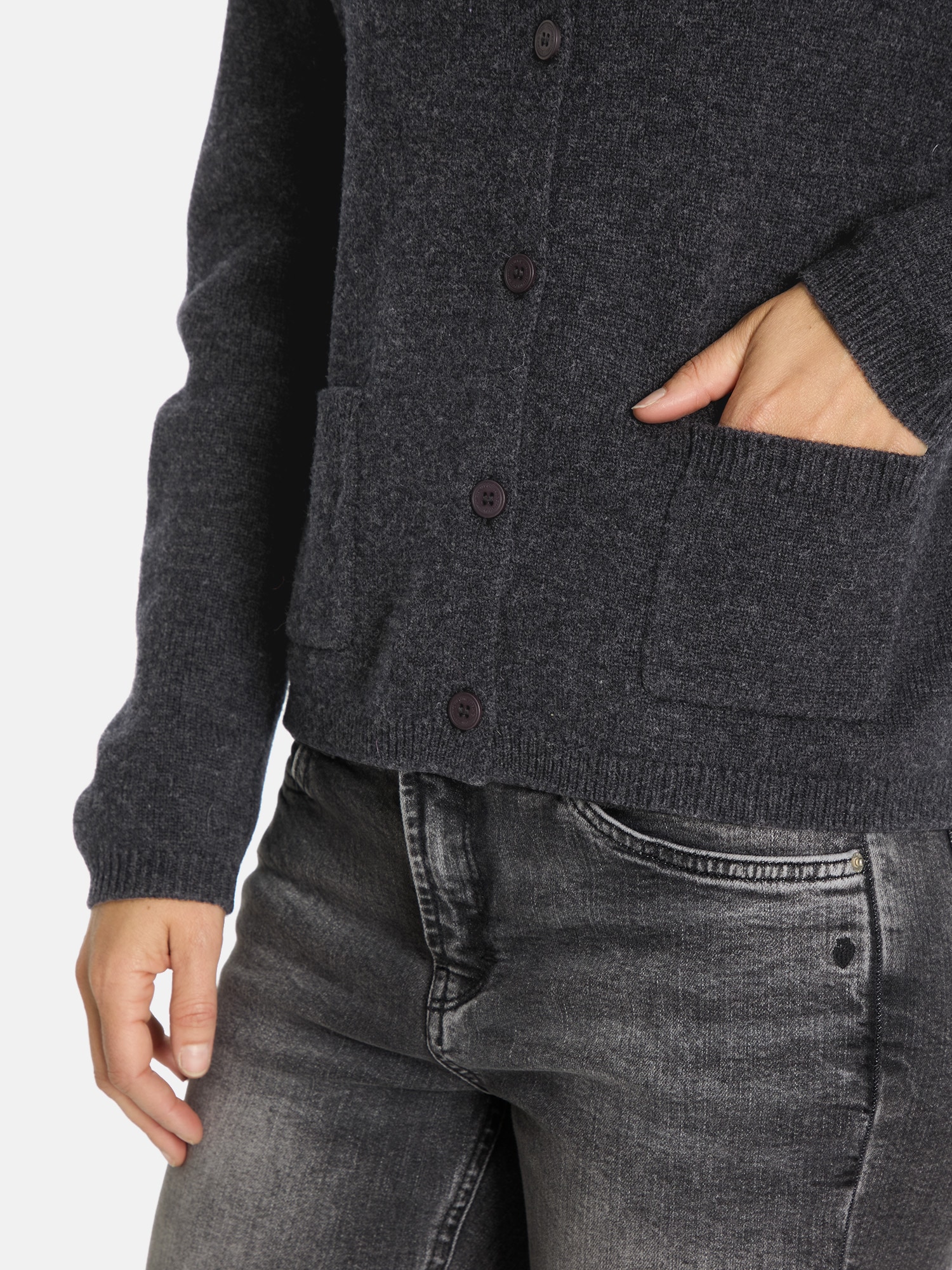 Lieblingsstück Strickjacke »BrilliL« mit Glitzersteinchen