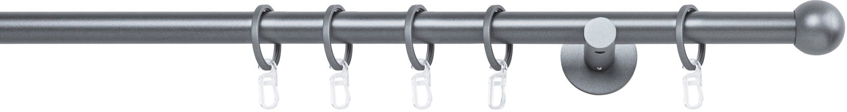 mydeco Gardinenstange »20mm Ball Wandträger 6,5 cm«, Fixmaß