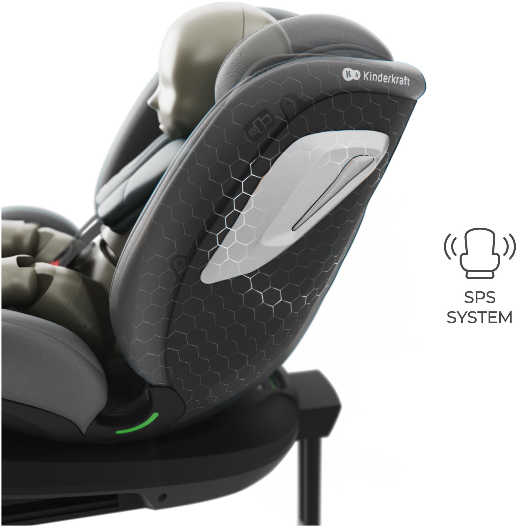 Kinderkraft Autokindersitz »I-GROW 2 PLUS« 360° – drehbarer Kindersitz