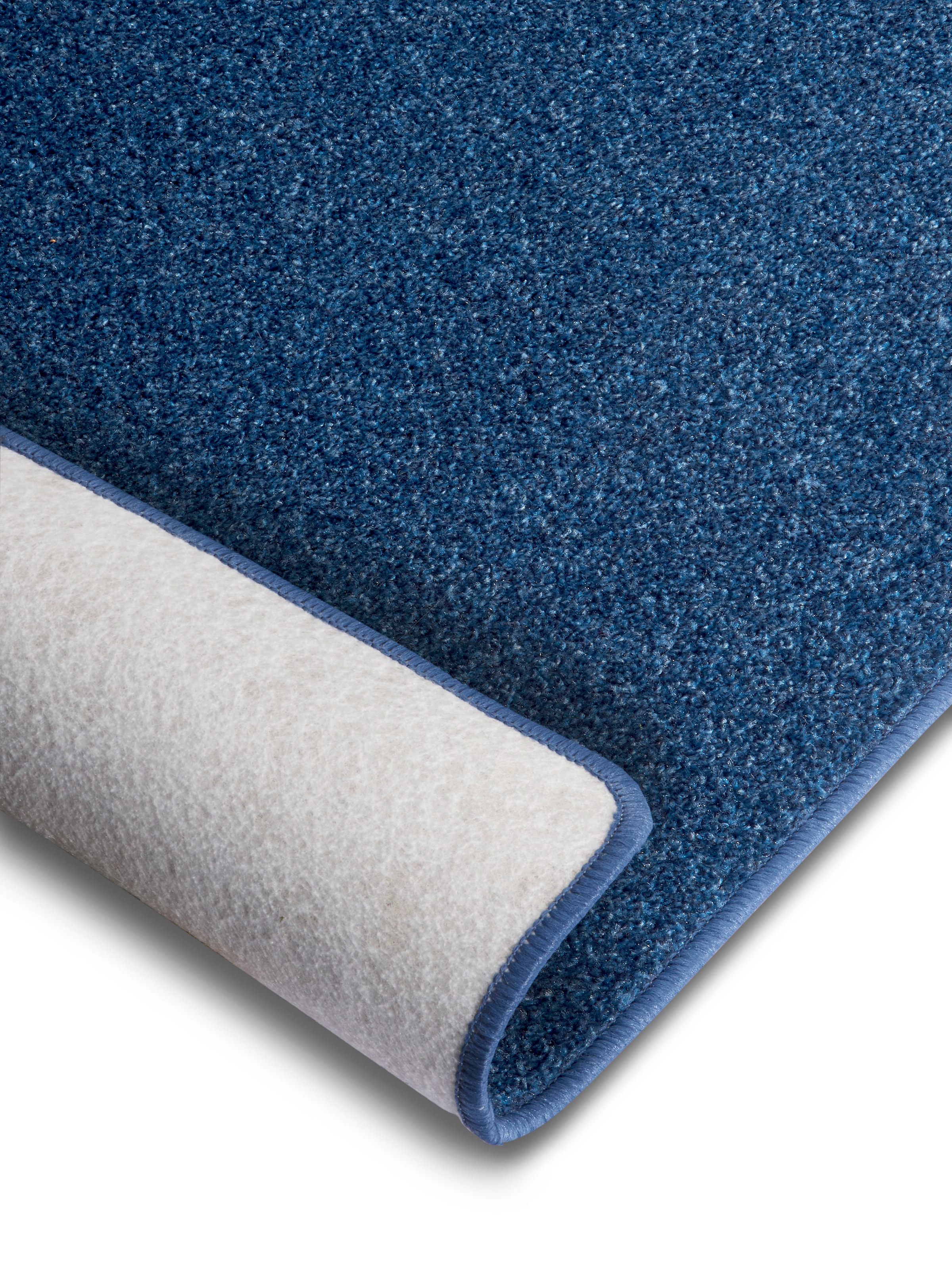 Hanse Home Exclusiv Läufer »Liberty« rechteckig 7 mm Höhe Uni-Meliert, robust, kräftige Farben, rundherum farbige Kettelung