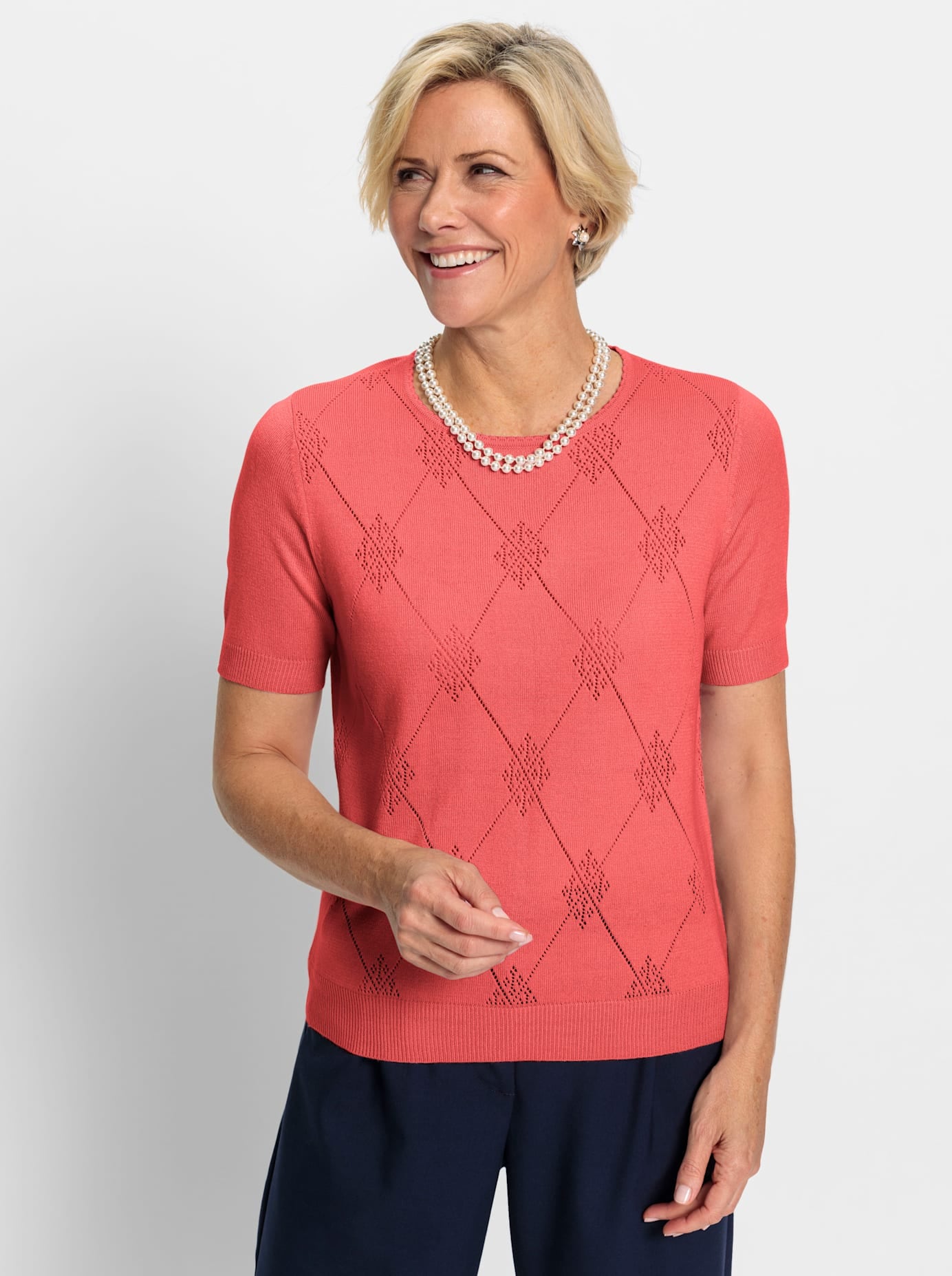 Classic Kurzarmpullover »Pullover«