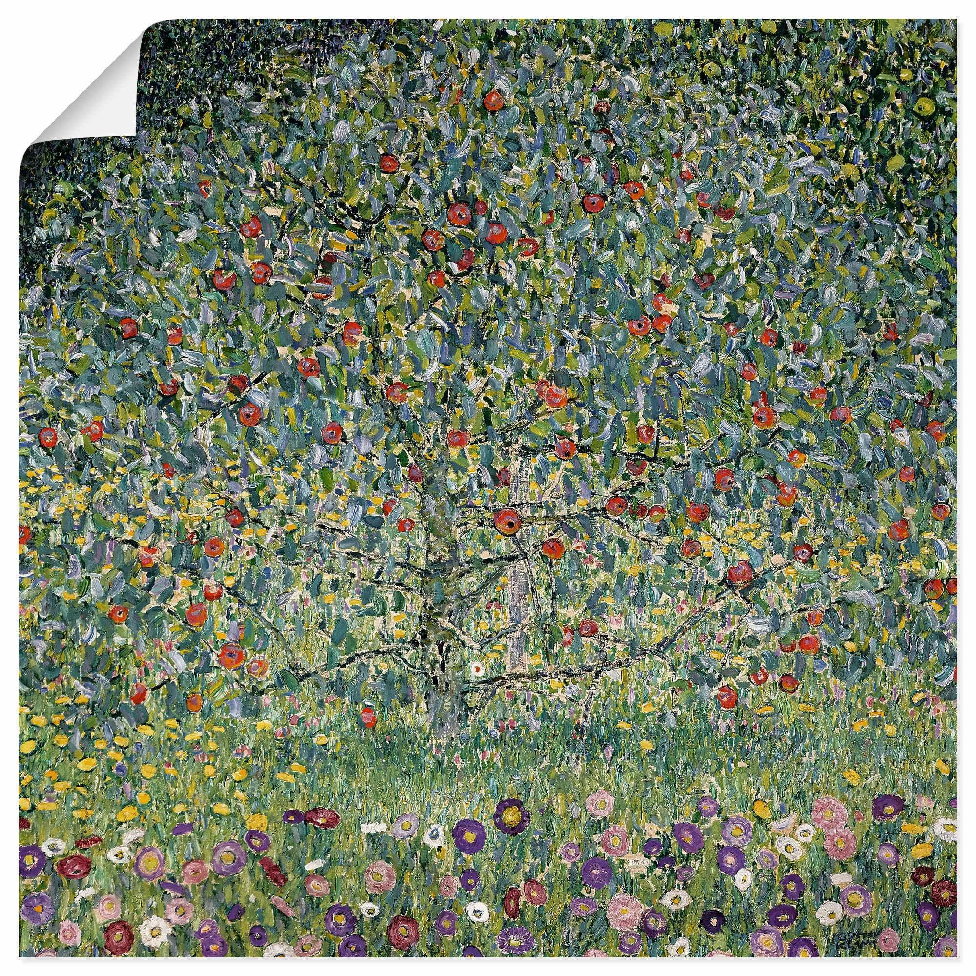 Artland Wandbild »Apfelbaum I. 1912«, Bäume, (1 St.), als Alubild, Outdoorbild, Leinwandbild, Poster, Wandaufkleber