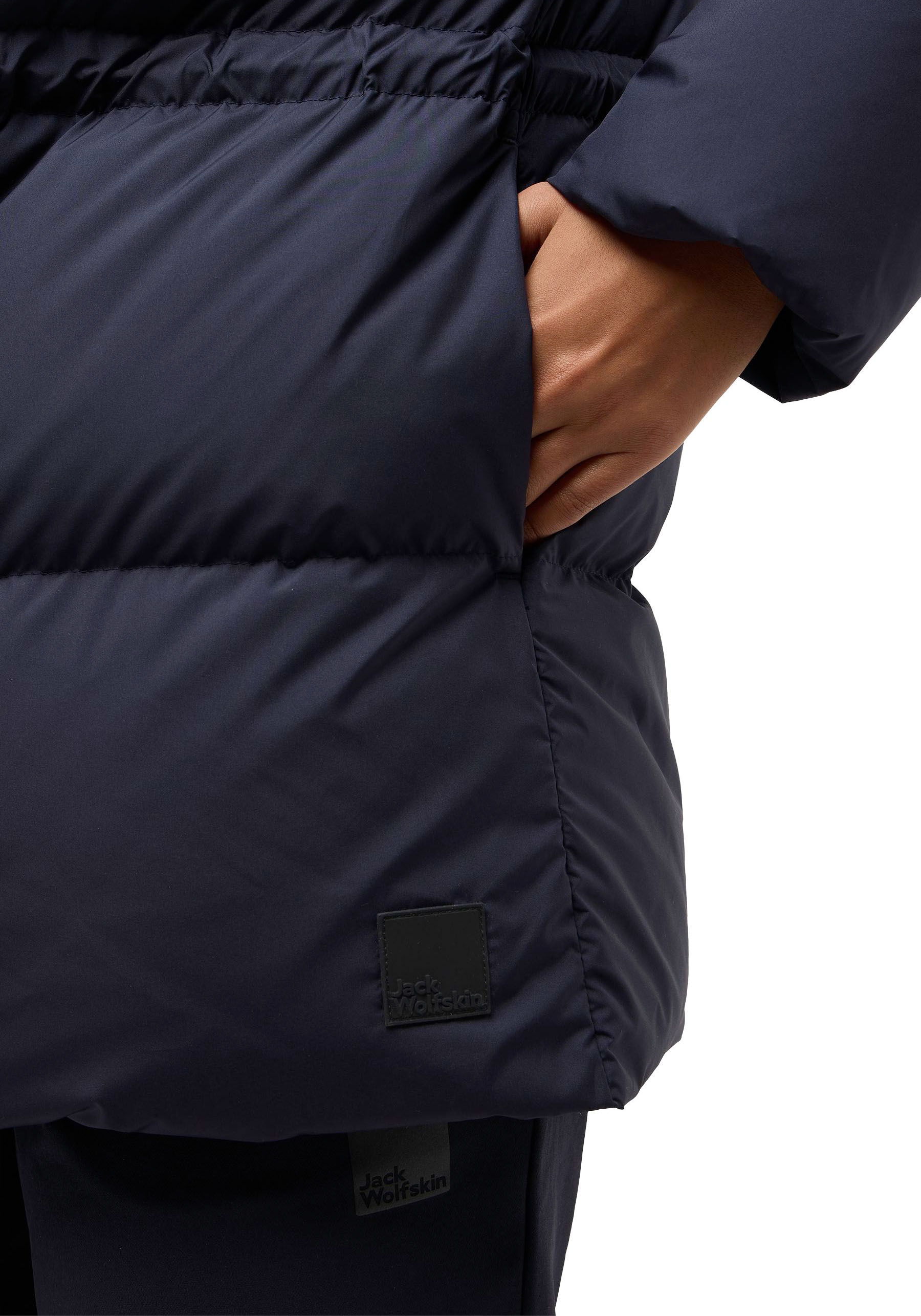 Jack Wolfskin Daunenjacke »KIRSCHALLEE«, mit Kapuze, Winterjacke