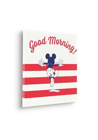Komar Wandbild »Mickey Good Morning«, (1 St.), Keilrahmenbild - Mickey Good Morning -... kaufen