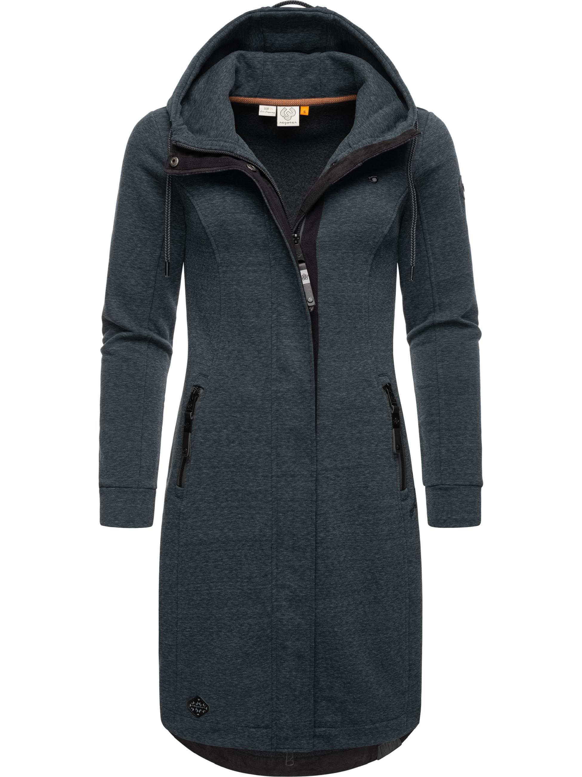 Ragwear Kapuzensweatjacke »Kurzmantel Letti Long«