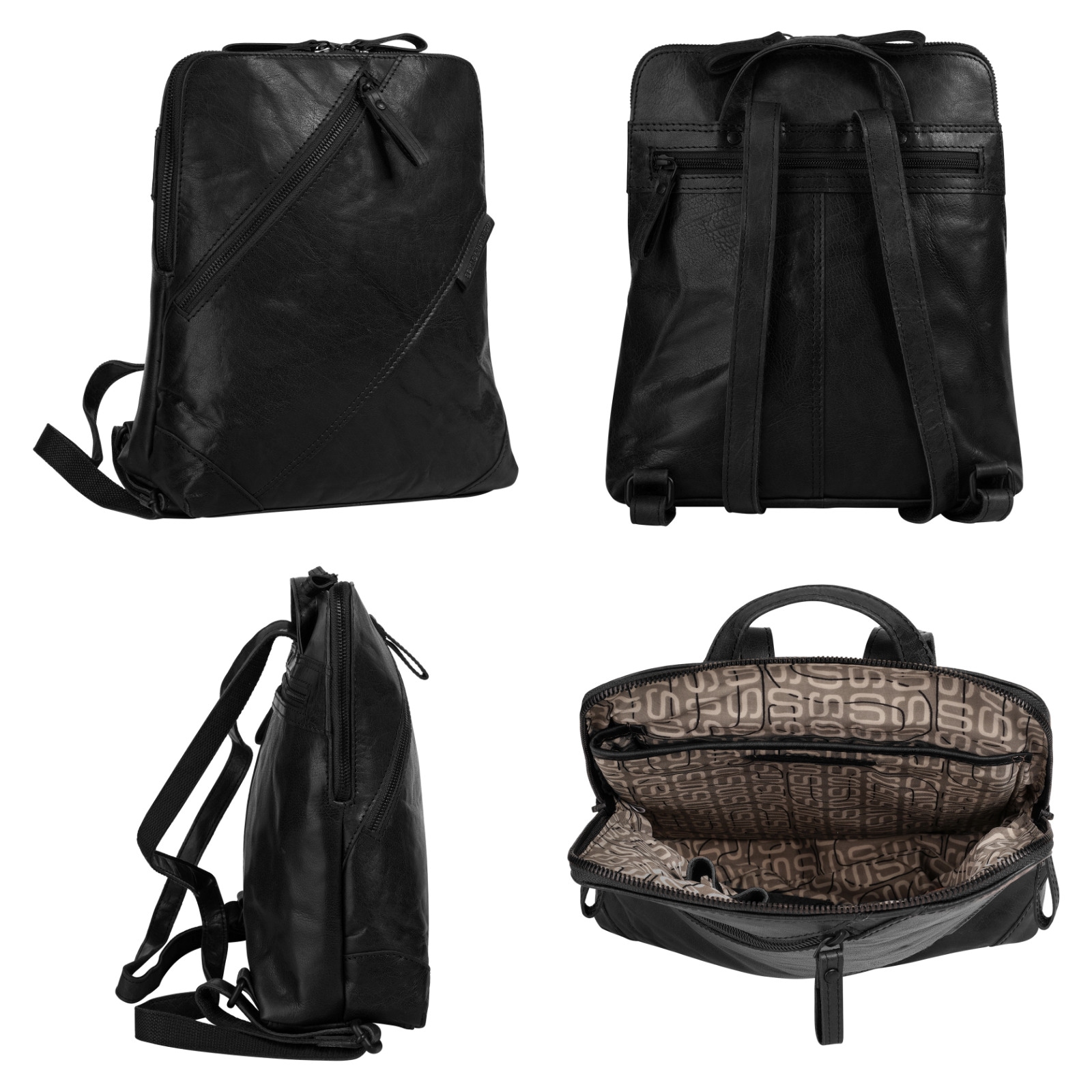 Spikes & Sparrow Cityrucksack, echt Leder