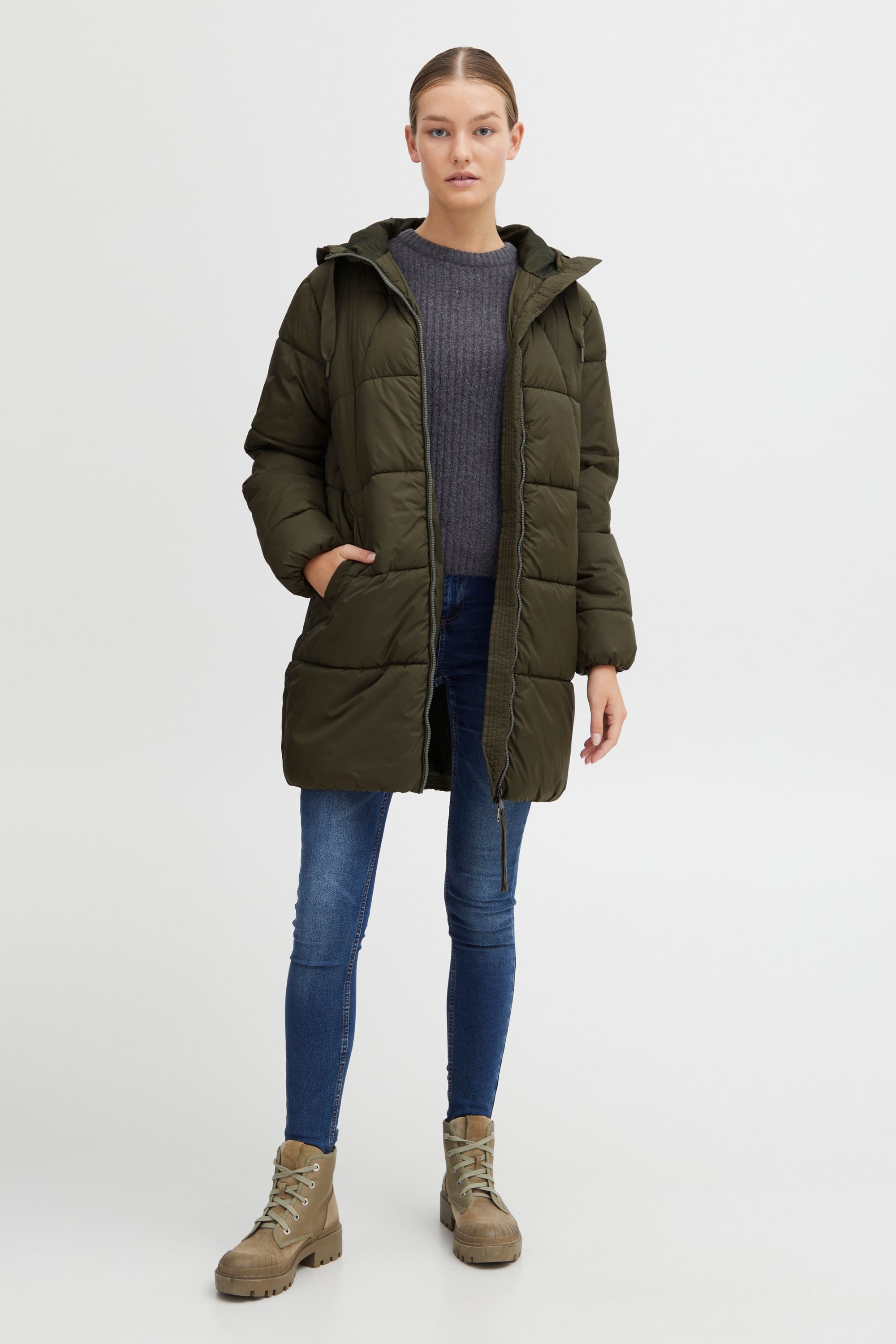 OXMO Steppjacke »Steppjacke OXBodil«, mit Kapuze