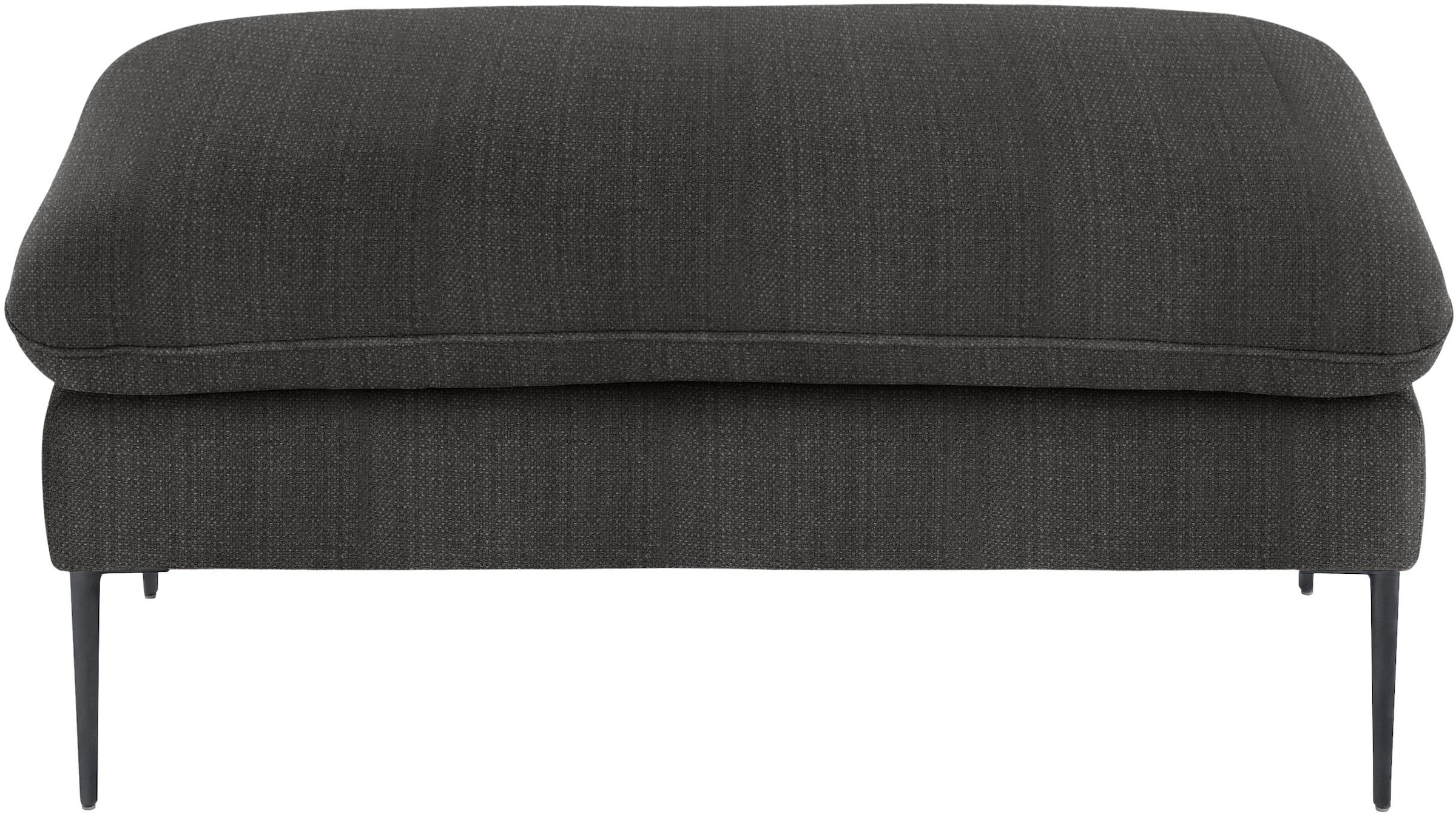 W.SCHILLIG Hocker »enjoy&MORE« Füße schwarz pulverbeschichtet, Breite 106 cm