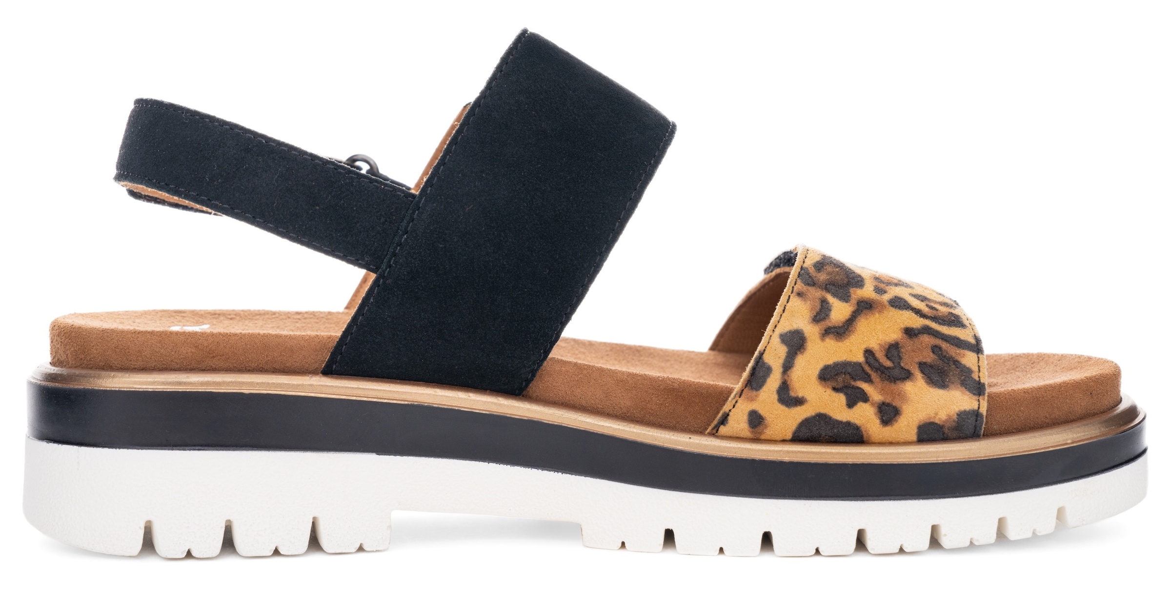 Ara Plateausandaletten »MALAGA«, Plateausandale, Klettschuh in Bequemweite G (= weit)