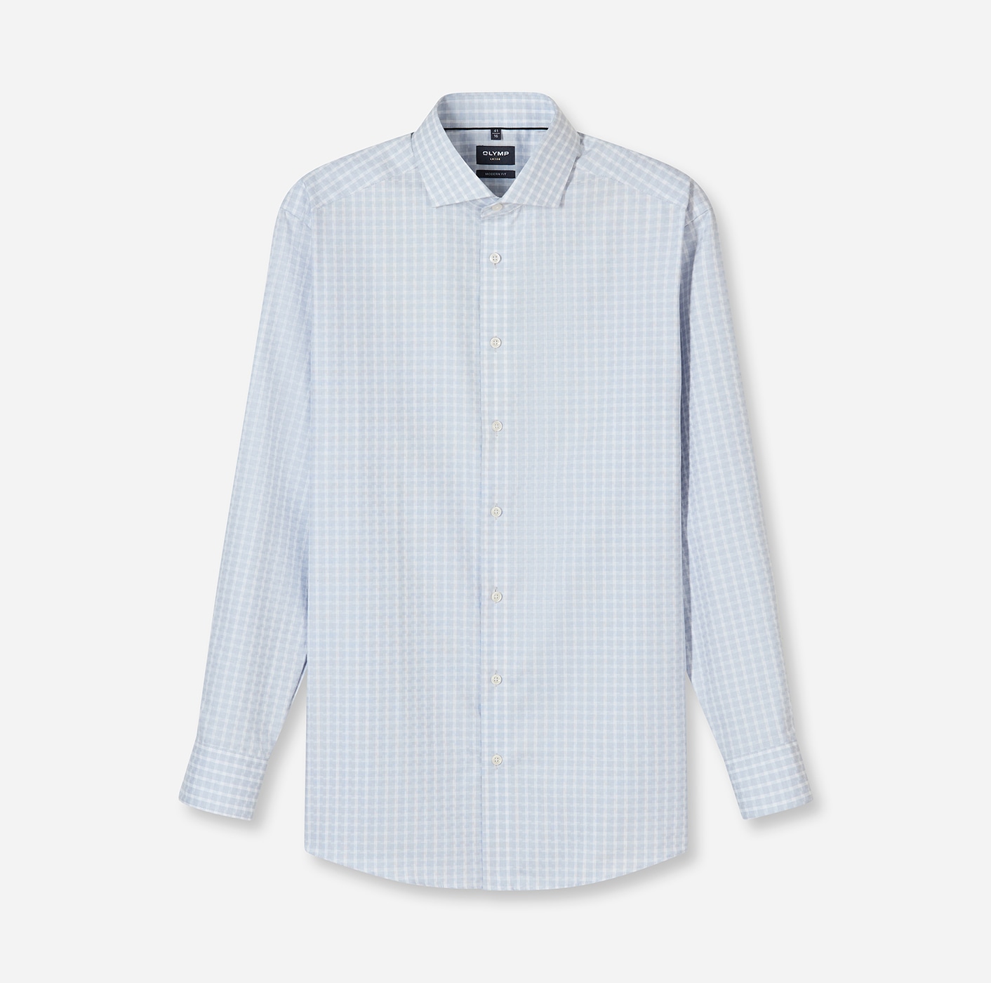 OLYMP Langarmhemd »Luxor« Businesshemd, modern fit, Royal Kentkragen