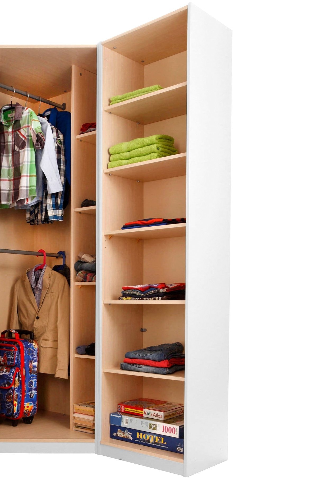 priess Kleiderschrank »Saragossa«, mit 5 Einlegeböden