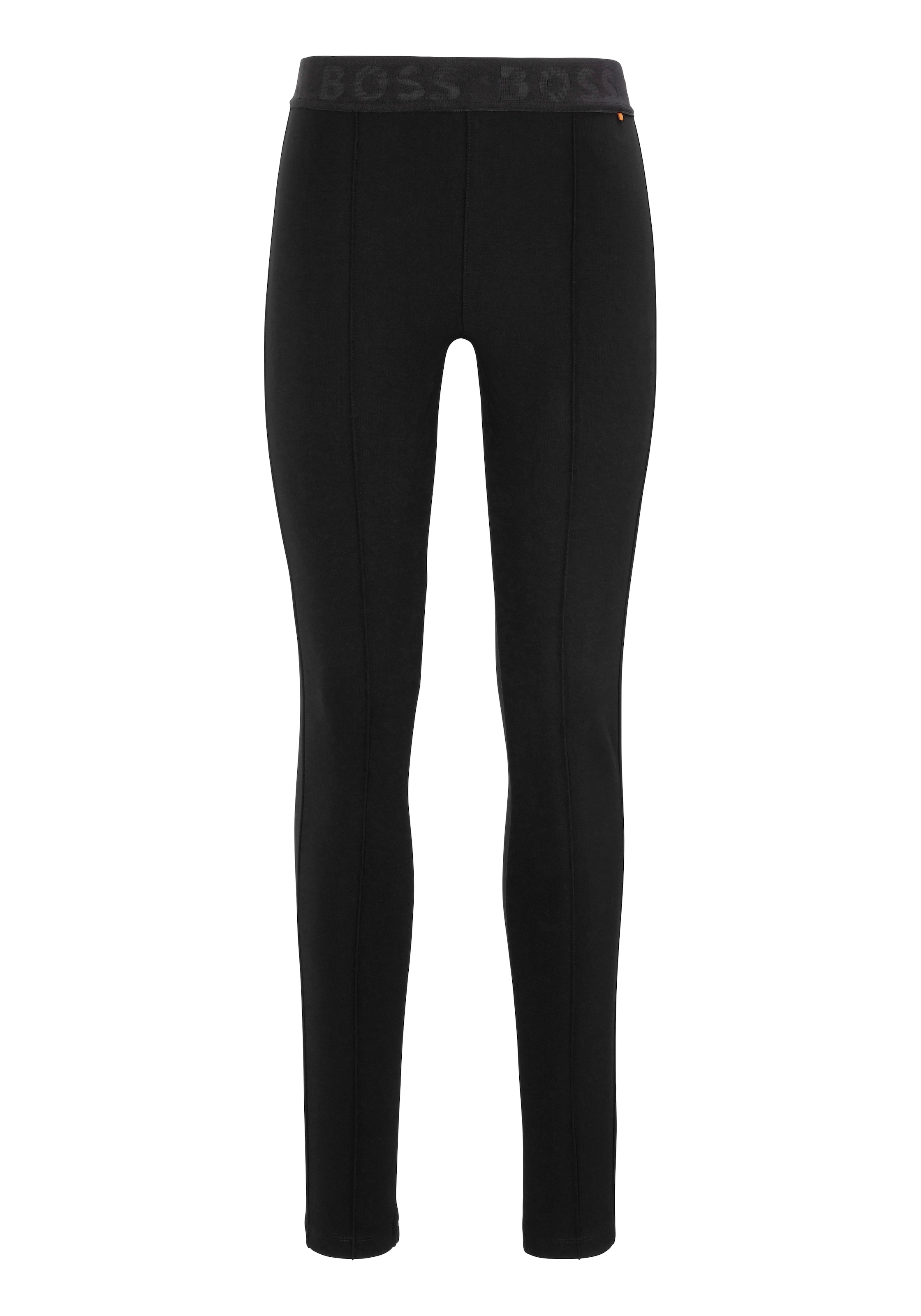 BOSS ORANGE Leggings »Estretch Premium Damenmode«, Naht-Details auf der Vorderseite
