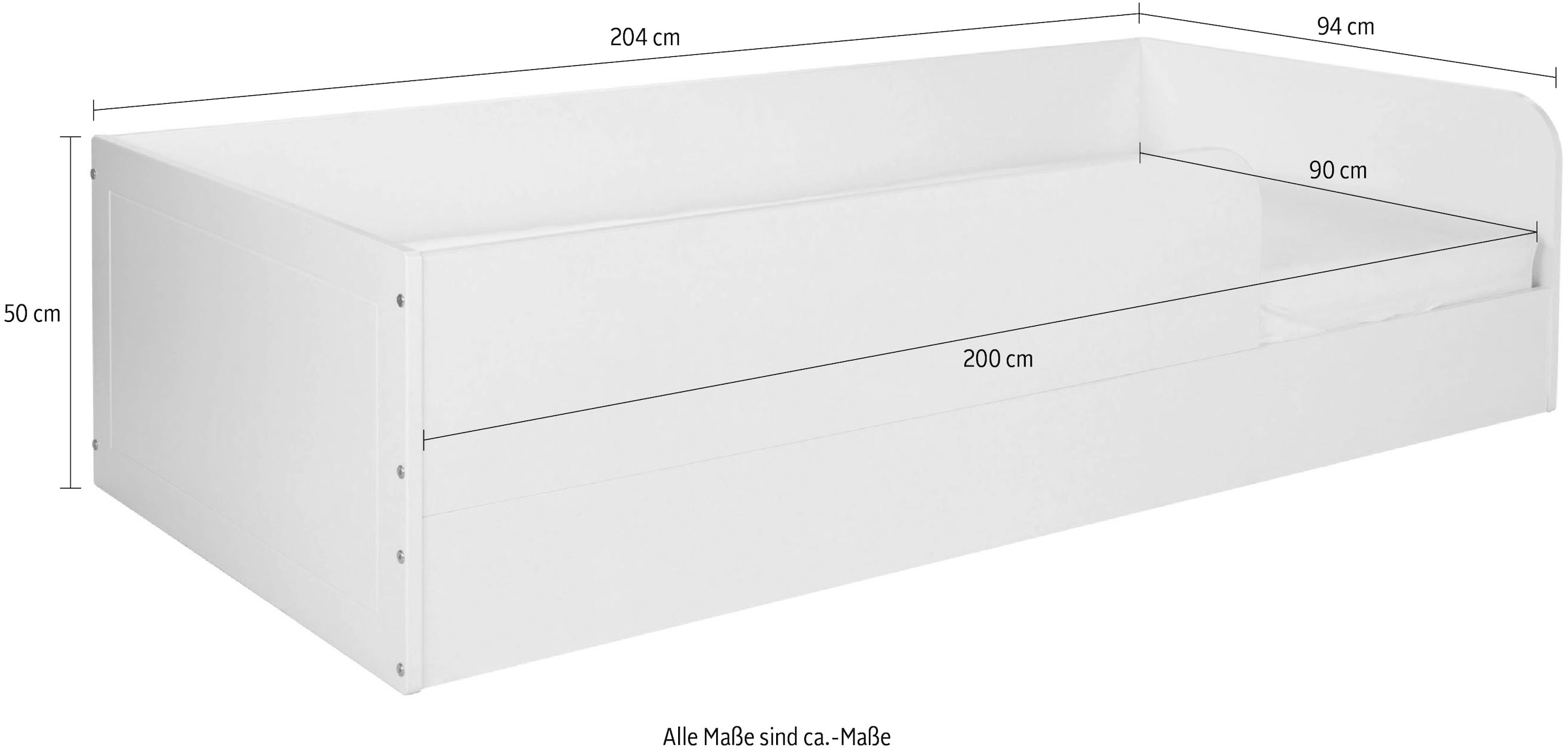 arthur berndt Kinderbett »Alessio« Modernes "Kleinkinderbett"