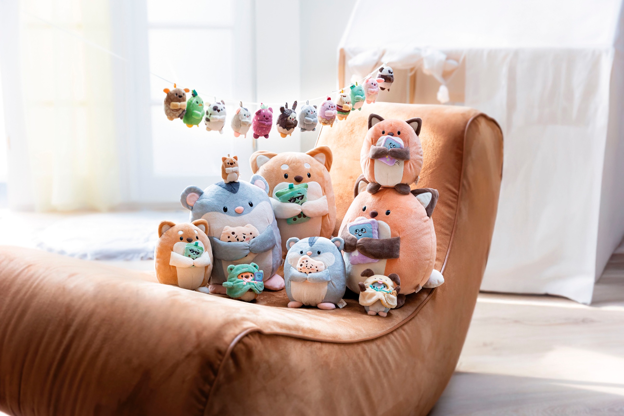 Nici Kuscheltier »mymochi, Fuchs Geeks 27 cm mit Video Spiel«