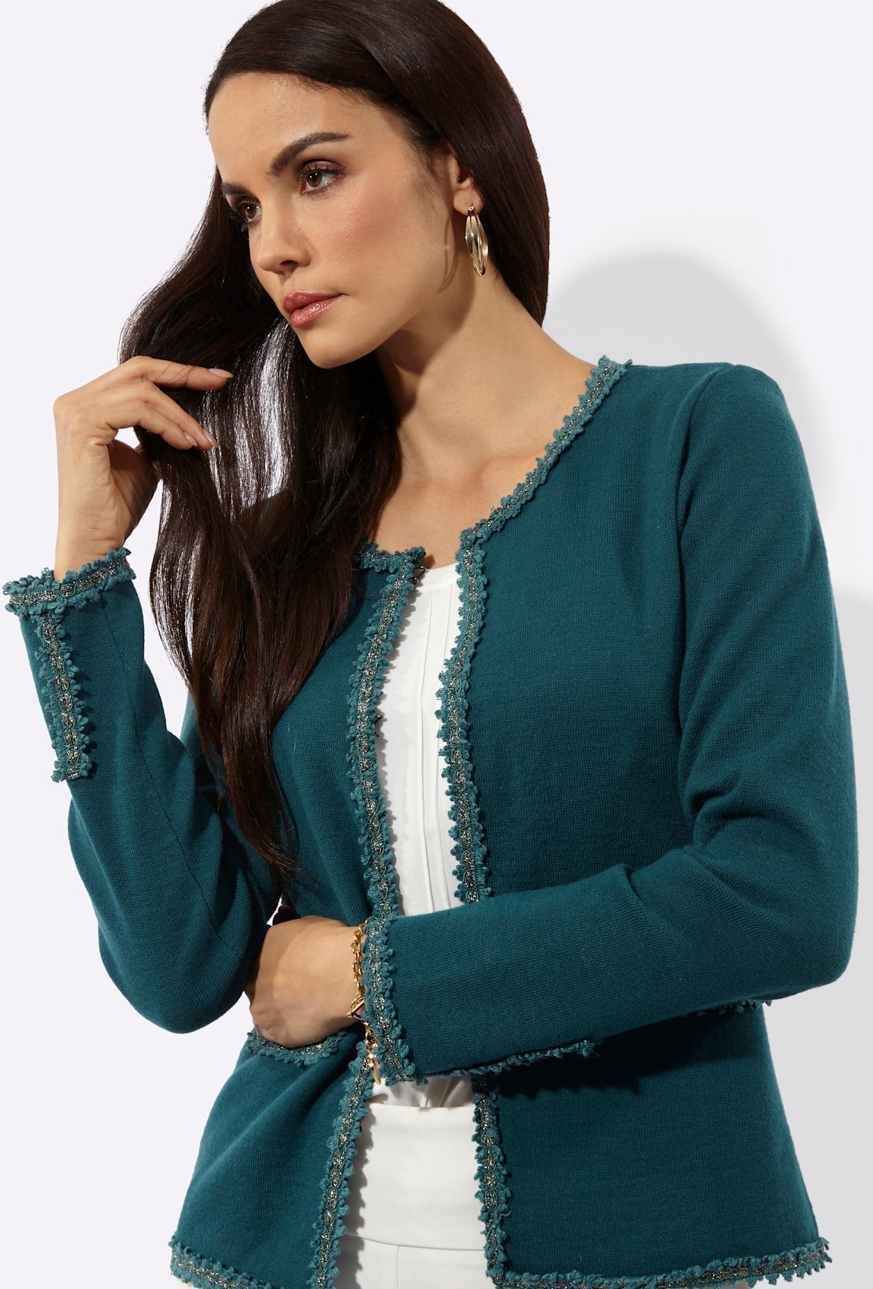 creation L Strickjacke