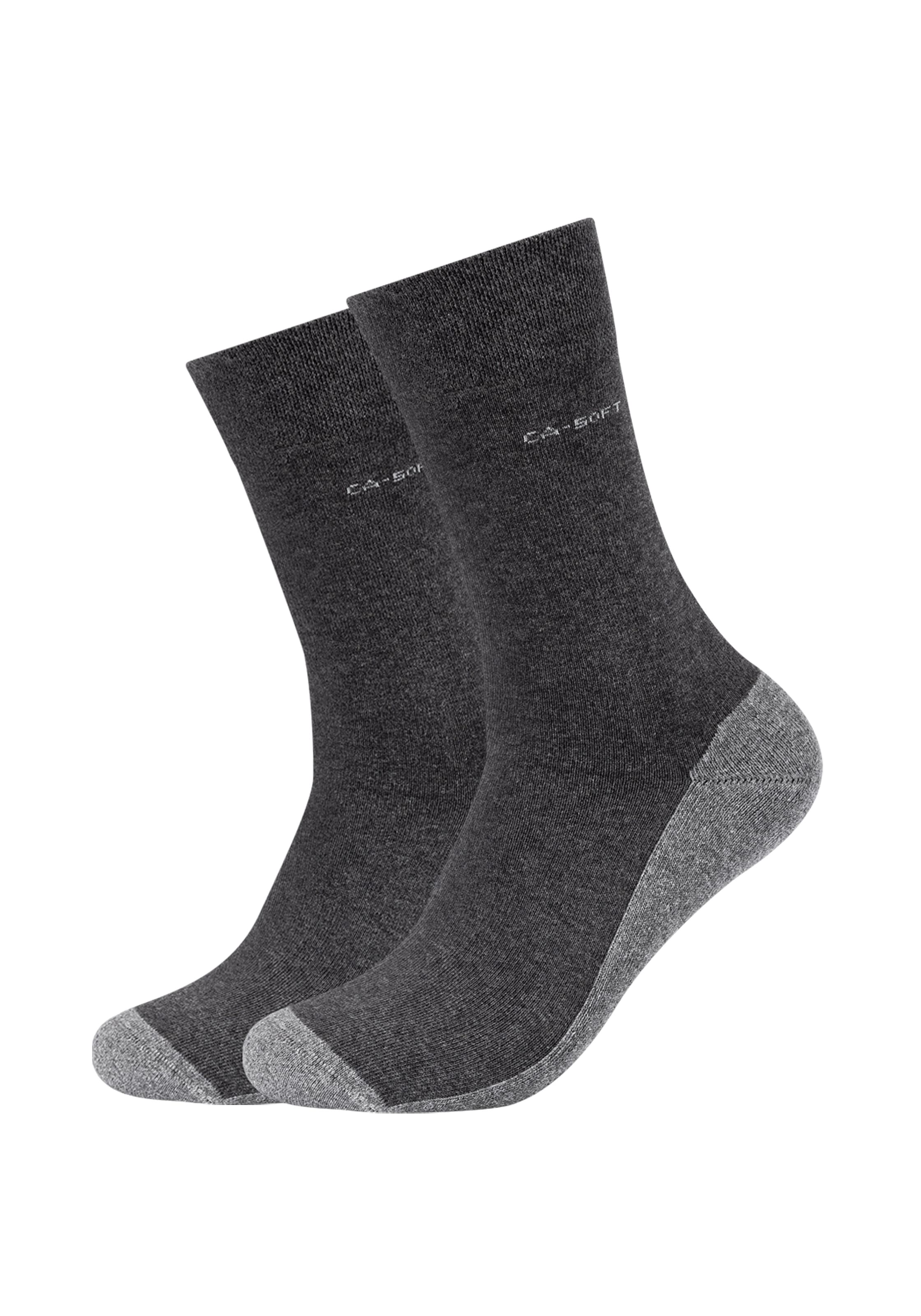 Camano Langsocken, (4er Pack), mit dezentem Logodruck