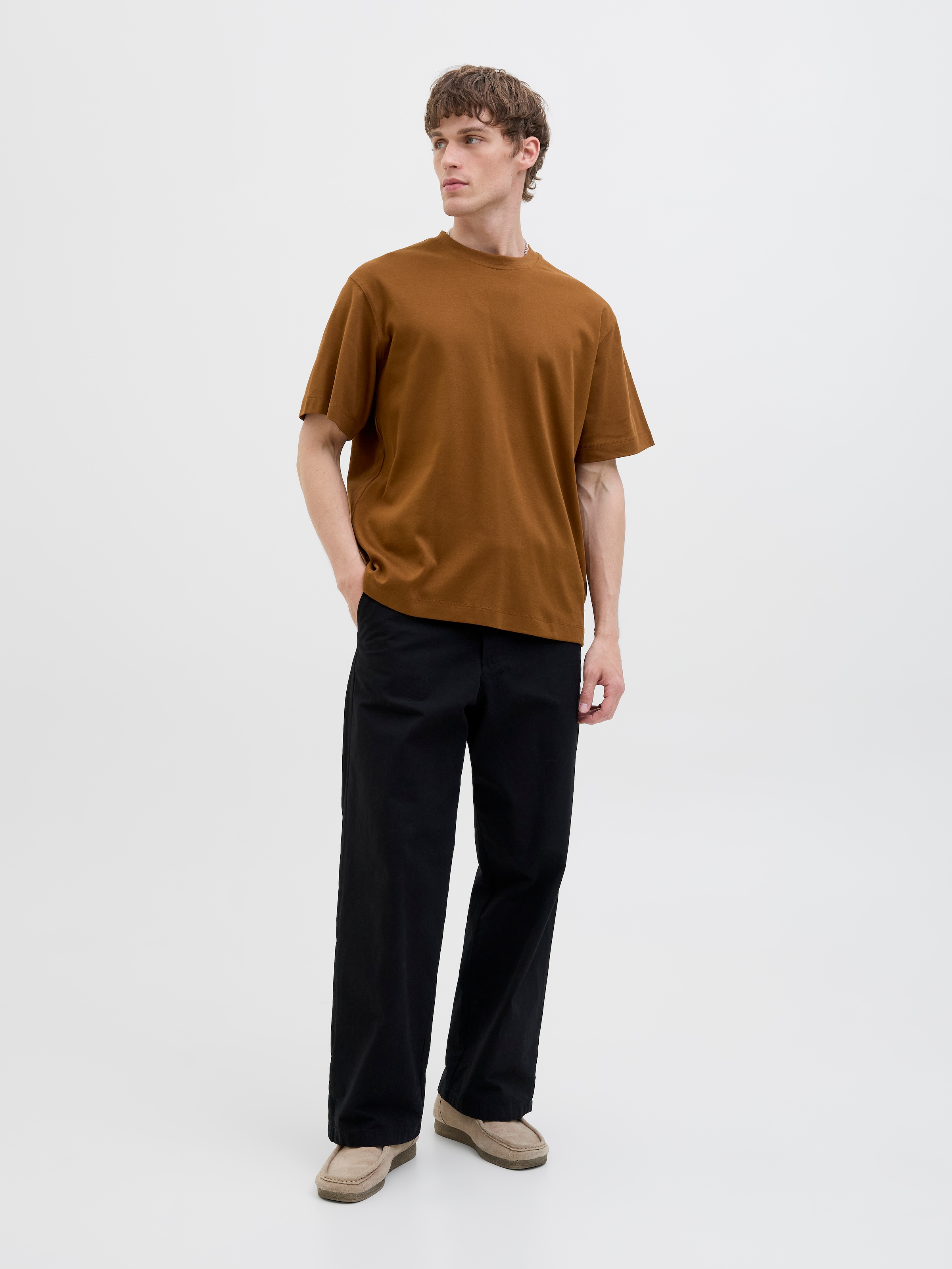 Jack & Jones Rundhalsshirt »JJEURBAN EDGE TEE SS O-NECK NOOS«, mit Rundhalsausschnitt