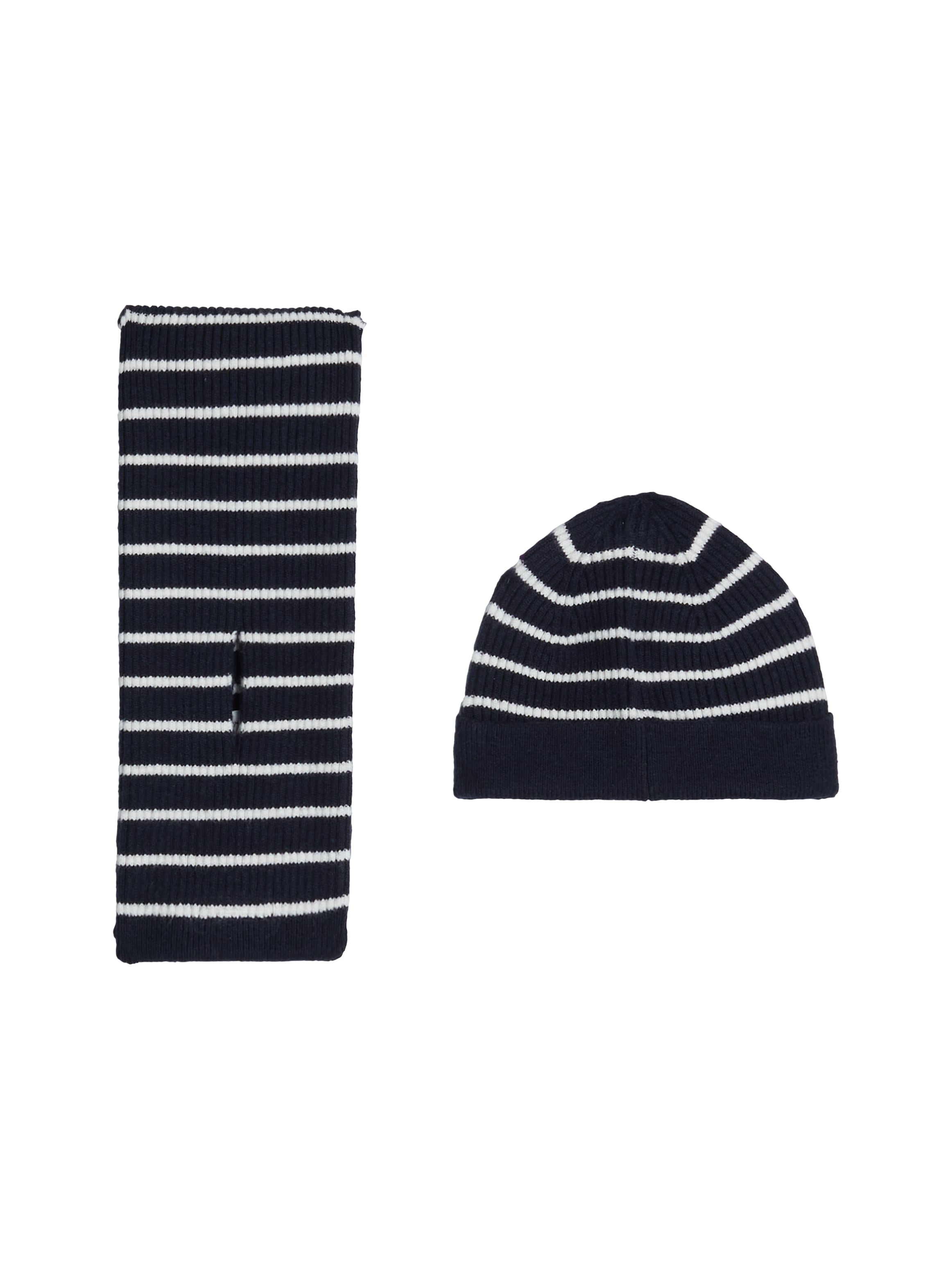 Tommy Hilfiger Mütze & Schal »BABY ACCESSORIES GIFTPACK«, mit Streifenmuster