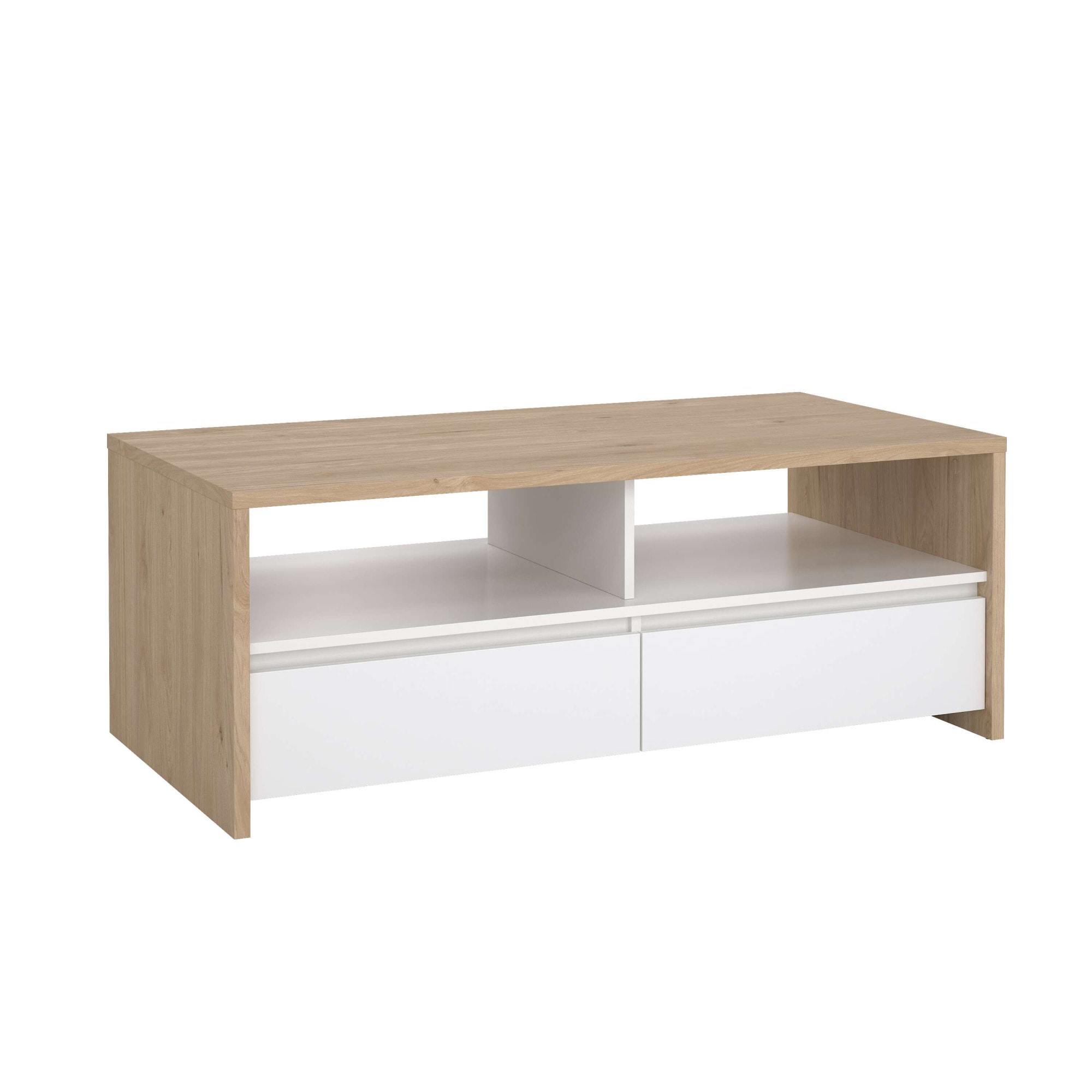 INOSIGN Couchtisch »Next Beistelltisch, Wohnzimmertisch, Abstelltisch,«, Ablagefläche, 2 Schubladen, Breite 120 cm, Höhe 45 cm