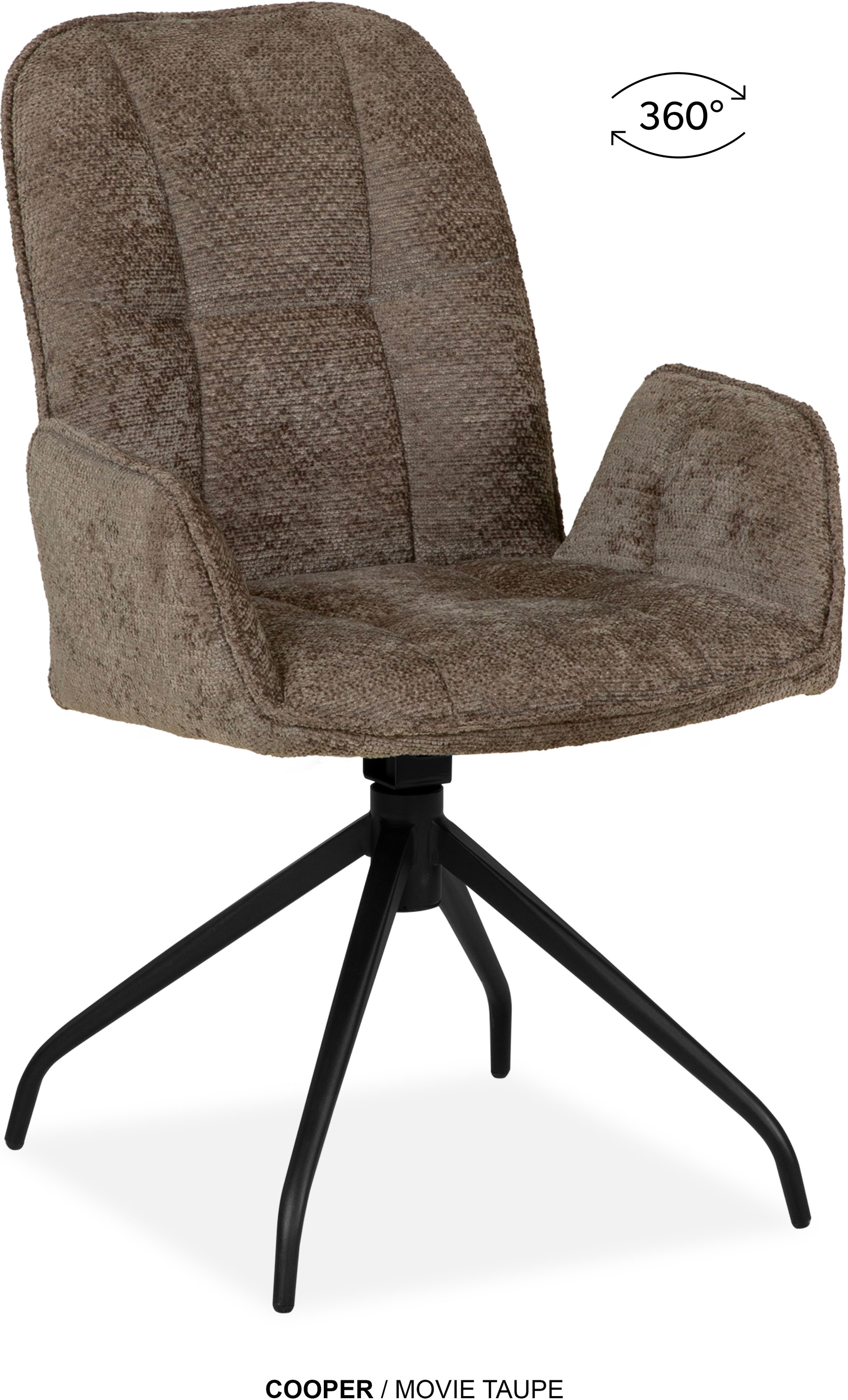 OMG Design Esszimmerstuhl »Cooper« (Set) 2 Stk.Drehstuhl mit auto-return, Armlehnenstuhl