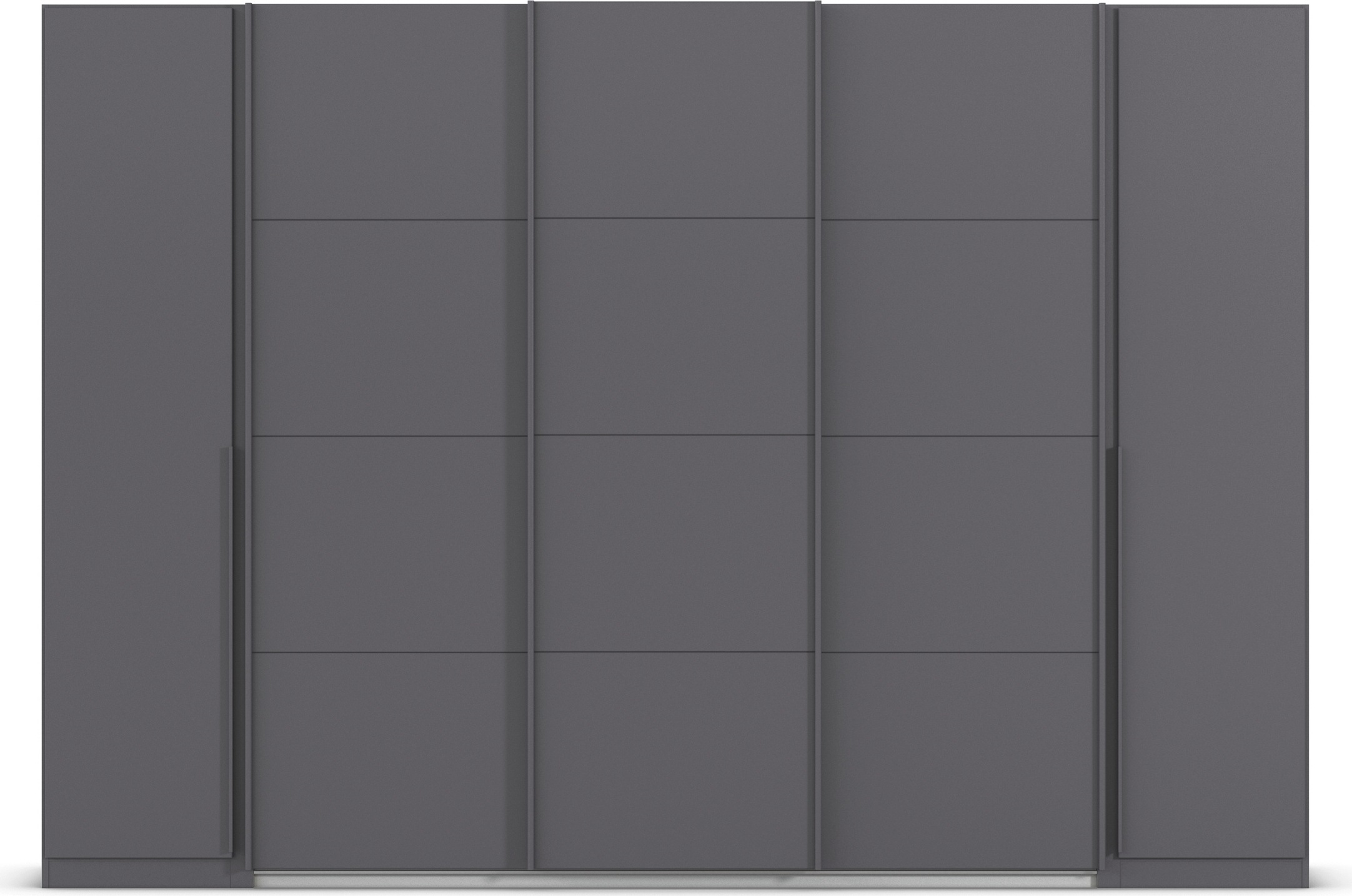rauch Schwebetürenschrank »Agordo«, (im angesagten Mix aus Dreh- und Schwebetüren), durchdachte Innenausstattung, in zwei Griff-Farben MADE IN GERMANY
