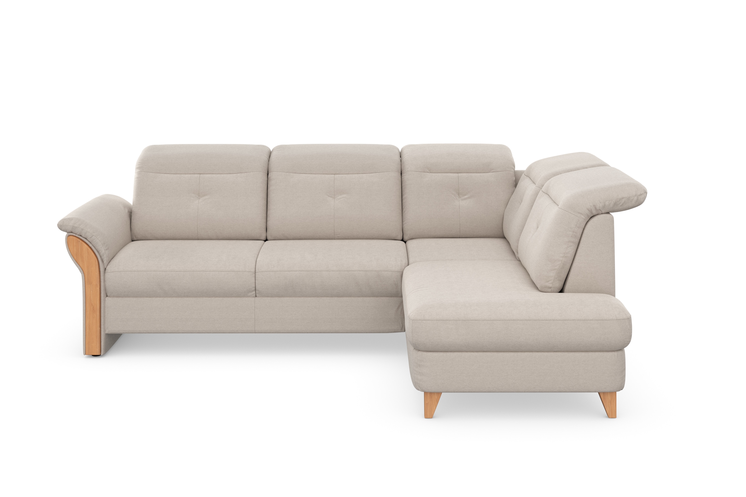 Home affaire Ecksofa »Dangast L-Form« Kopfteilverstellung, wahlweise mit motorischer Relaxfunktion