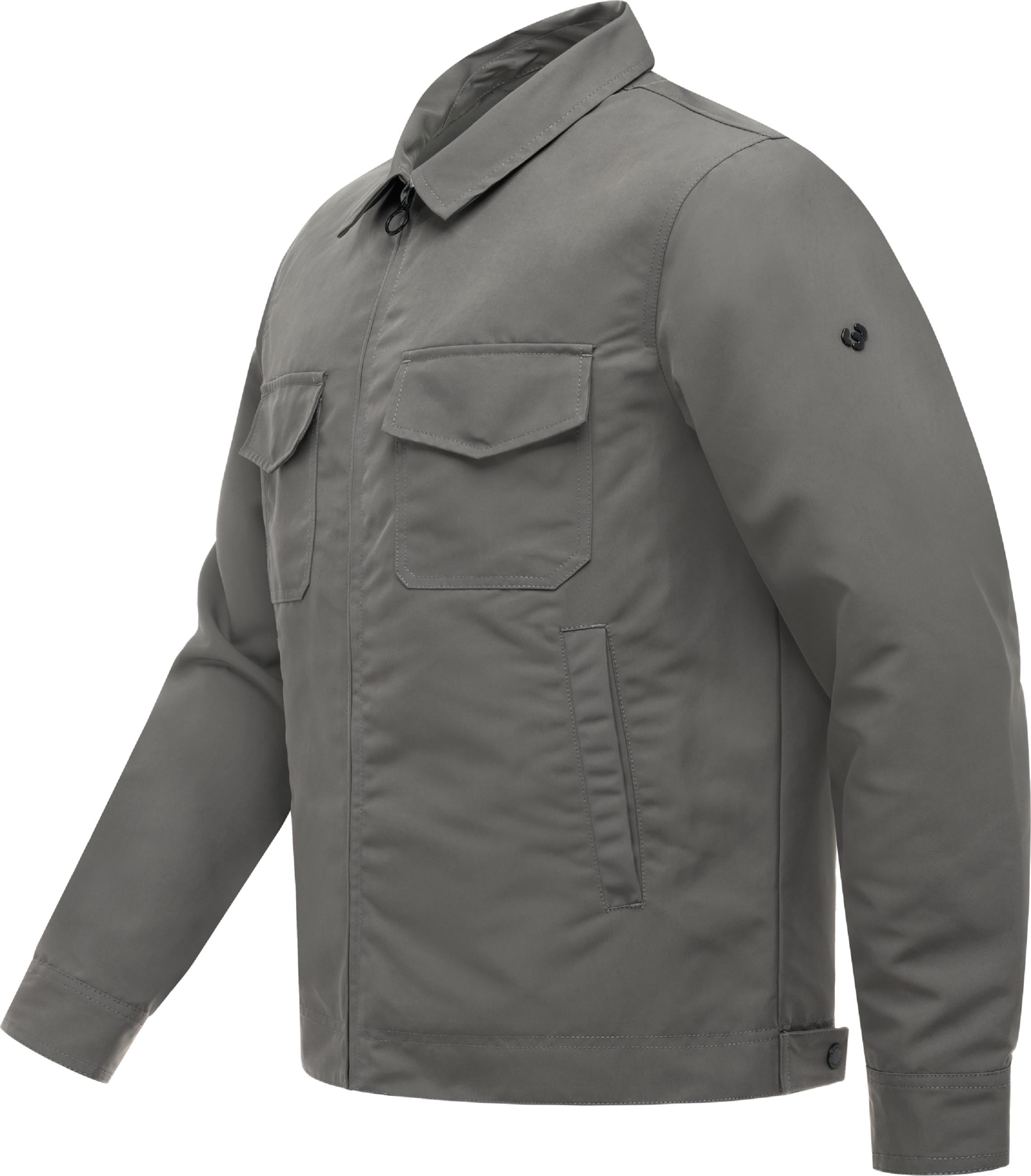Ragwear Hemdjacke »Outdoorjacke Dyphner YOUMODO« ohne Kapuze Wasserabweisende Übergangsjacke mit Hemdkragen