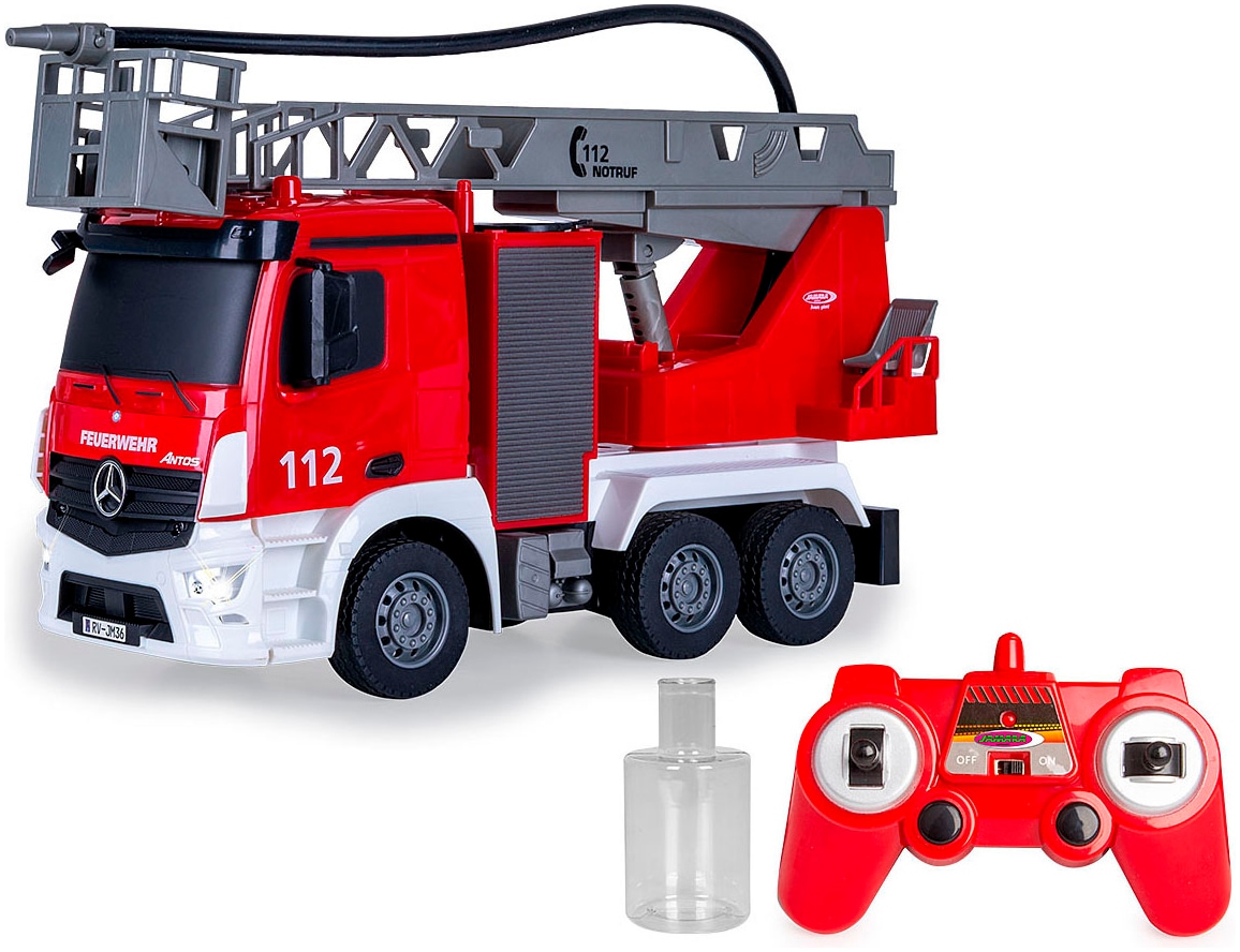 Jamara RC-LKW »Feuerwehr Drehleiter Mercedes -Benz Antos 2,4GHz«, mit Spritzfunktion; LED-Licht; Maßstab 1:26