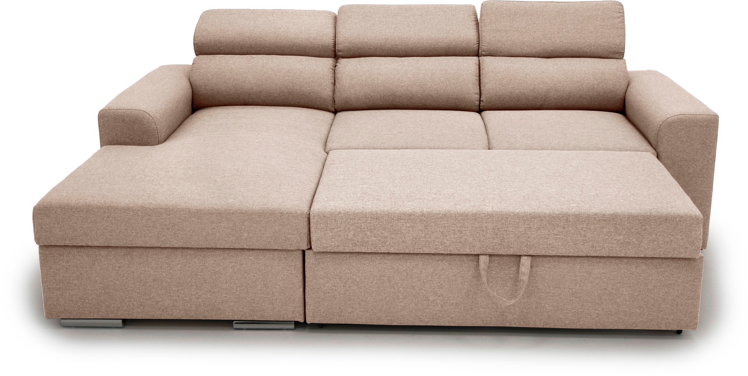 GEPADE Ecksofa »Hella, L-Form«, inkl. Bettfunktion und Bettkasten