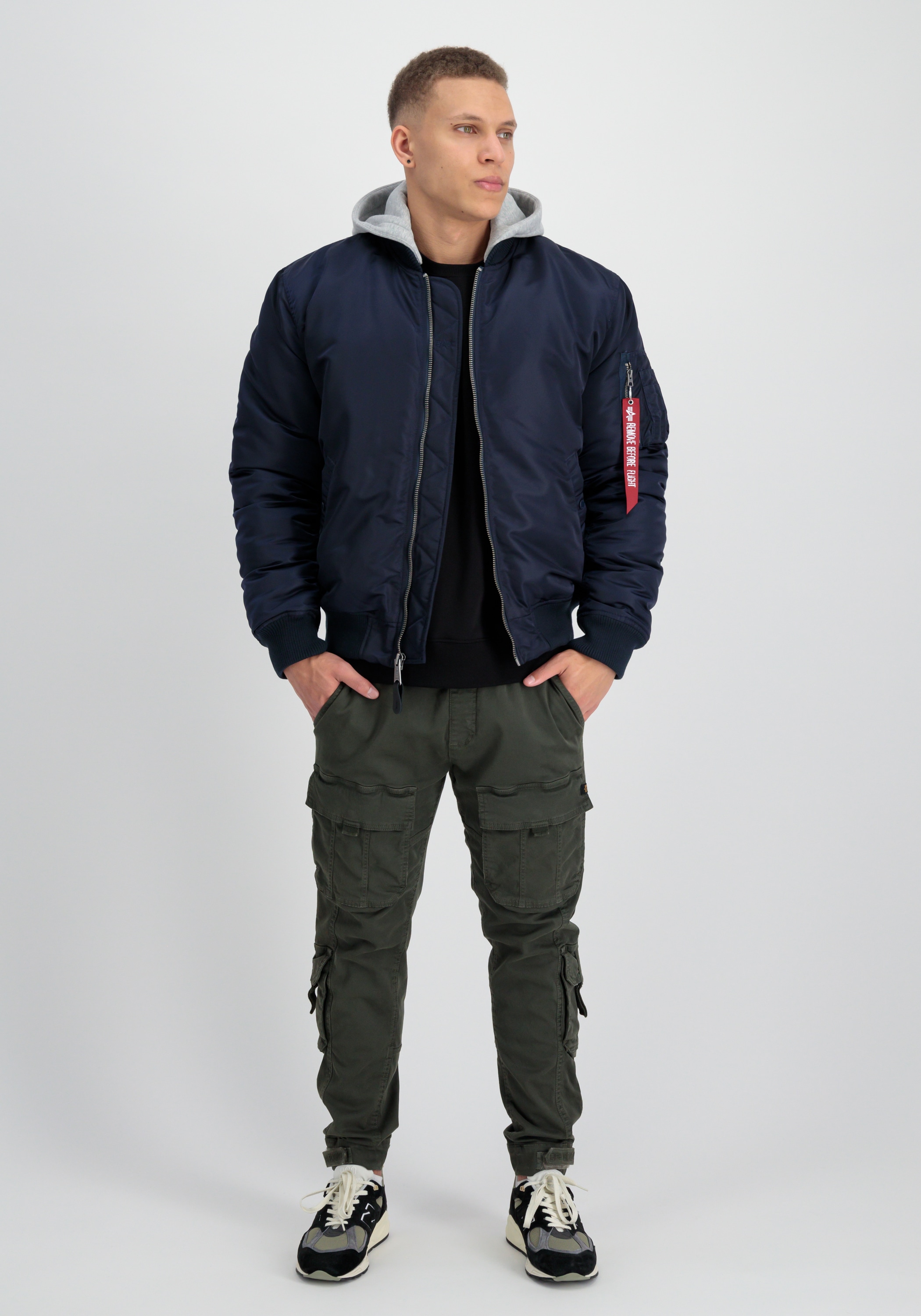 Alpha Industries Bomberjacke »Alpha Industries Men - Bomber Jackets MA-1 ZH Back EMB«