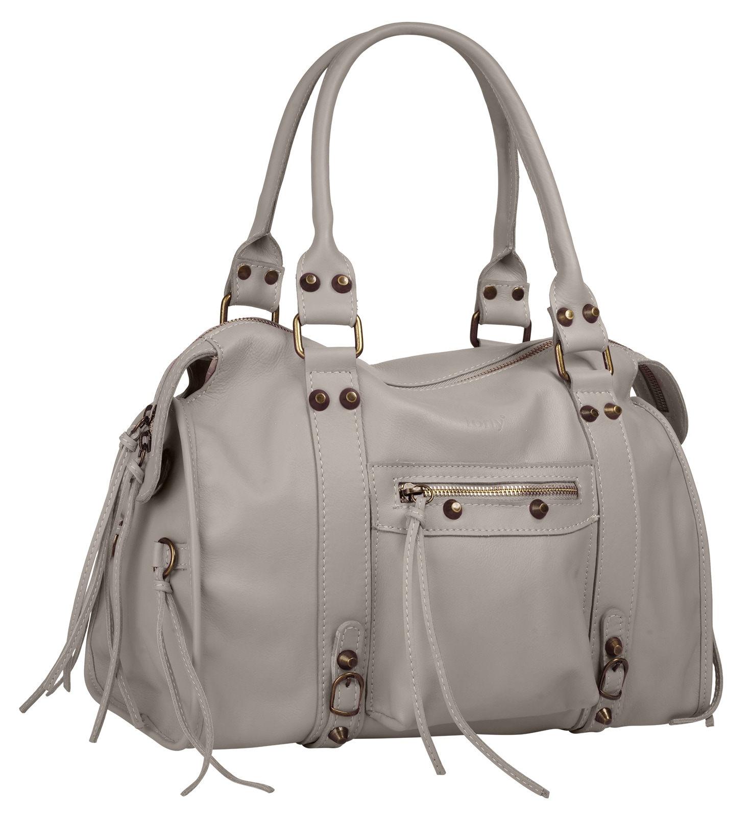 forty° Shopper, echt Leder, Made in Italy