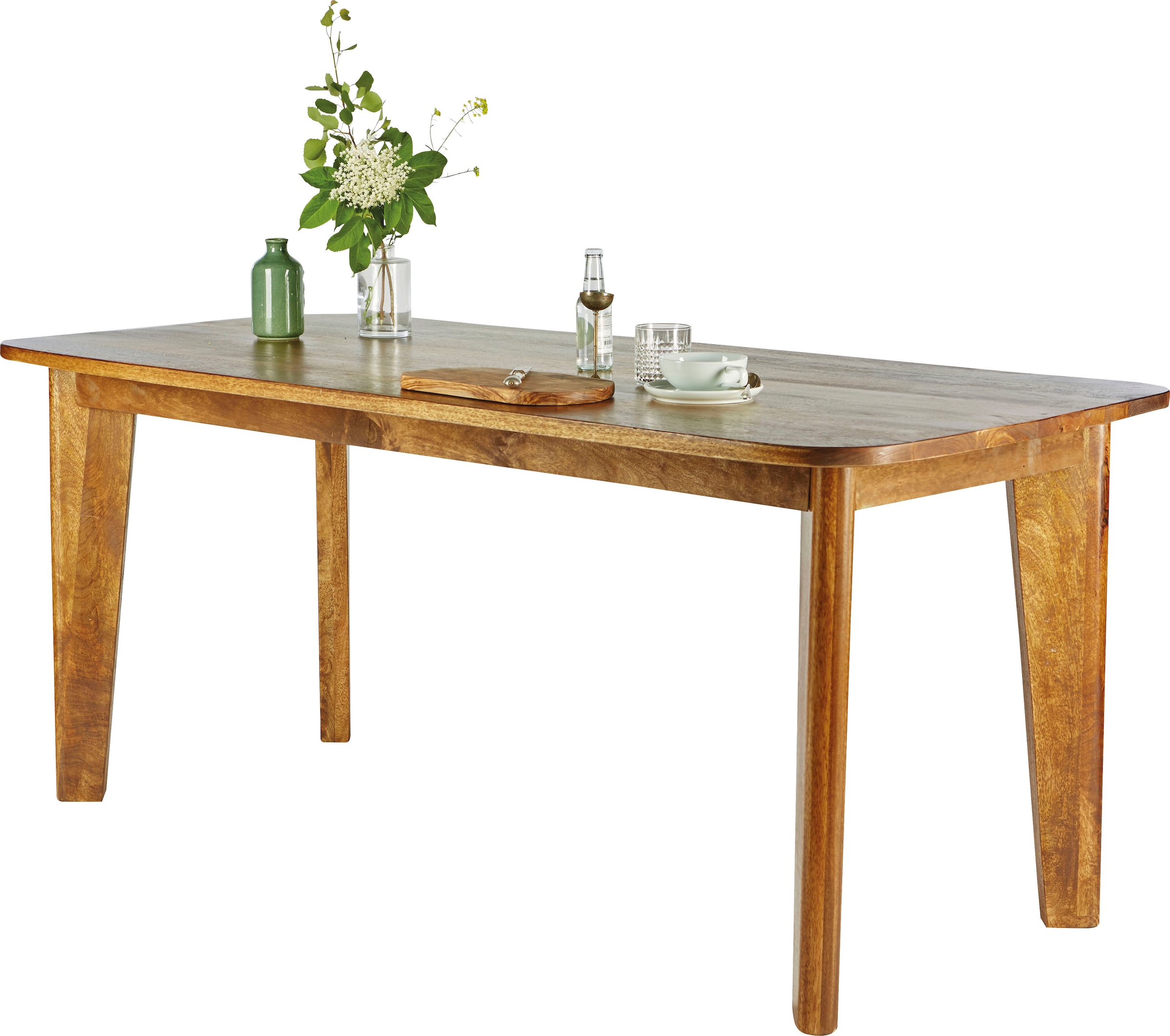 TOM TAILOR HOME Esstisch »T-ELEPHANT TABLE«, aus Mangoholz, betont massive Beine, Breite 180 cm