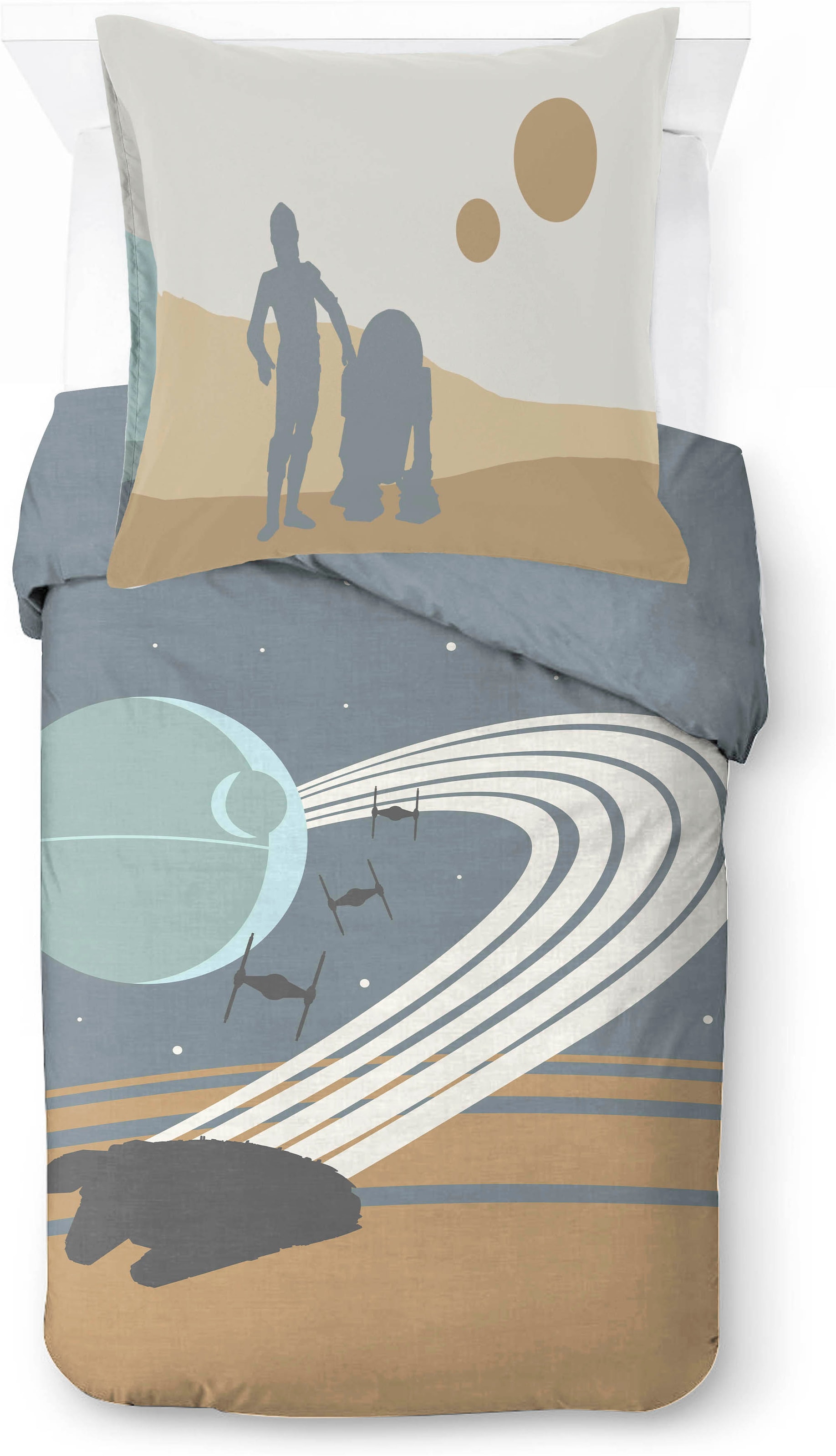 Star Wars Kinderbettwäsche »Star Wars Adult Scenic« 2 100% Baumwolle