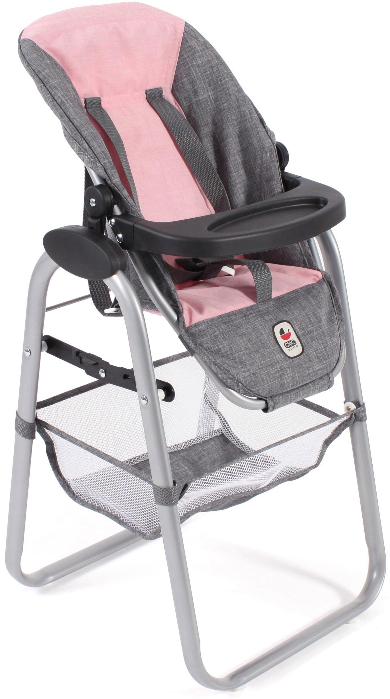 CHIC2000 Puppenhochstuhl "Konfetti" mit abnehmbarem Tablett